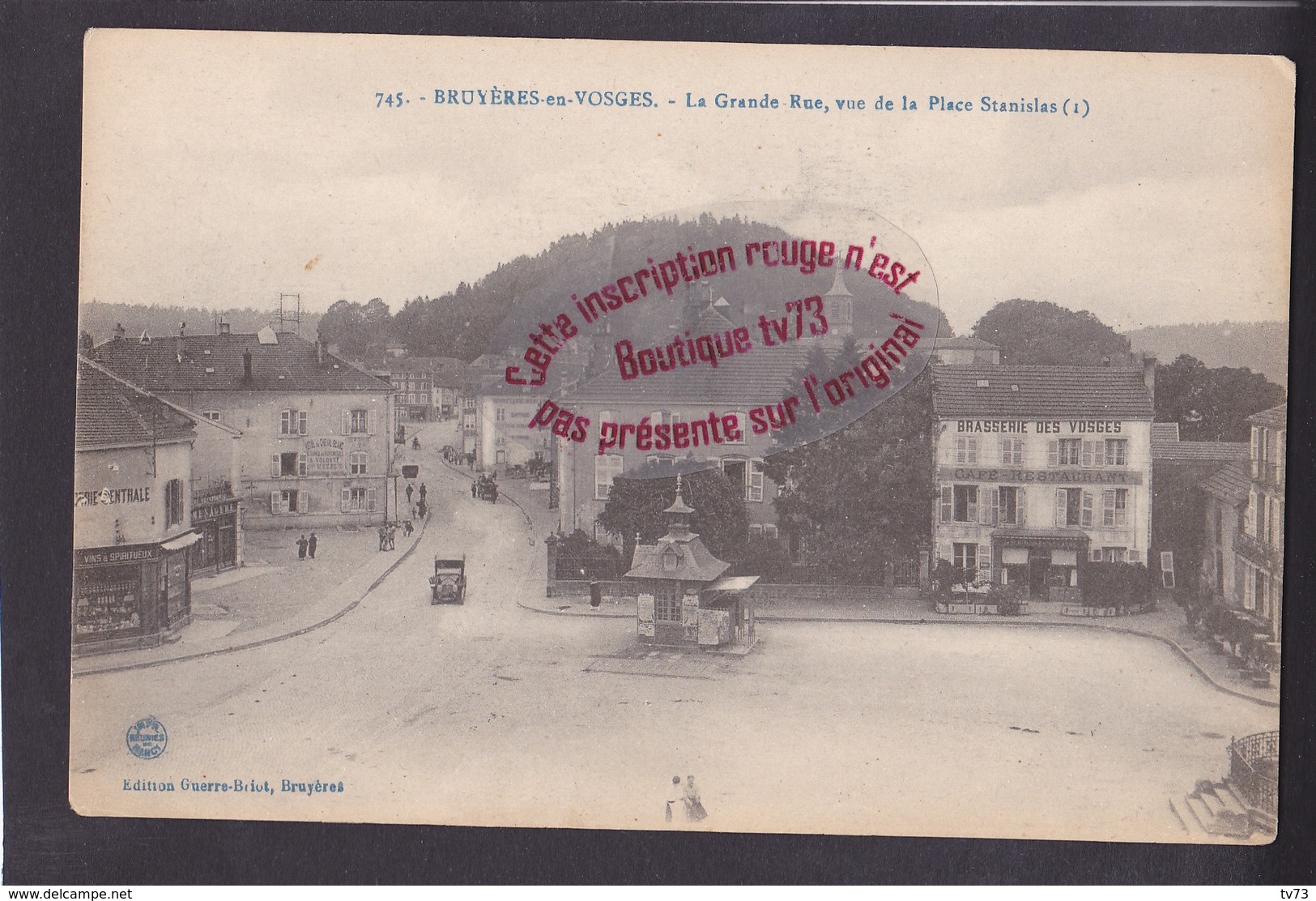 Q0418 - BRUYERES En VOSGES La Grande Rue Vue De La Place Stanislas - Bruyeres