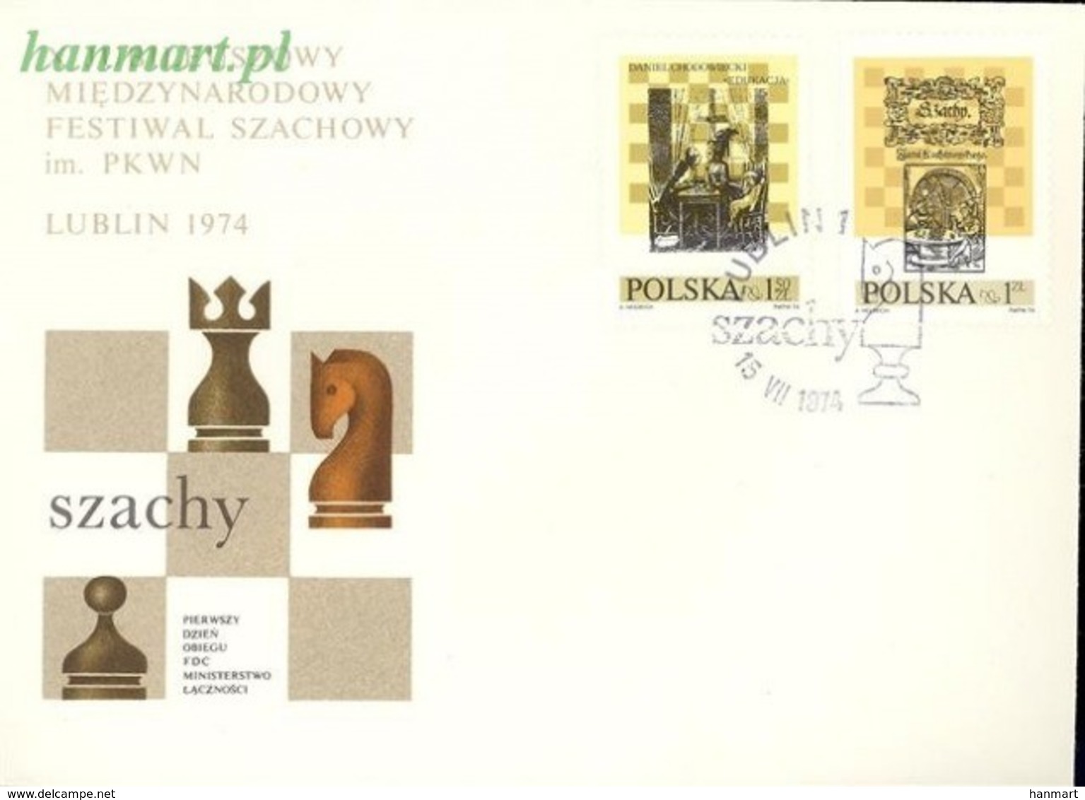 Poland 1974 Mi 2322-2323 FDC ( FDC ZE4 PLD2322-2323 ) - Andere & Zonder Classificatie