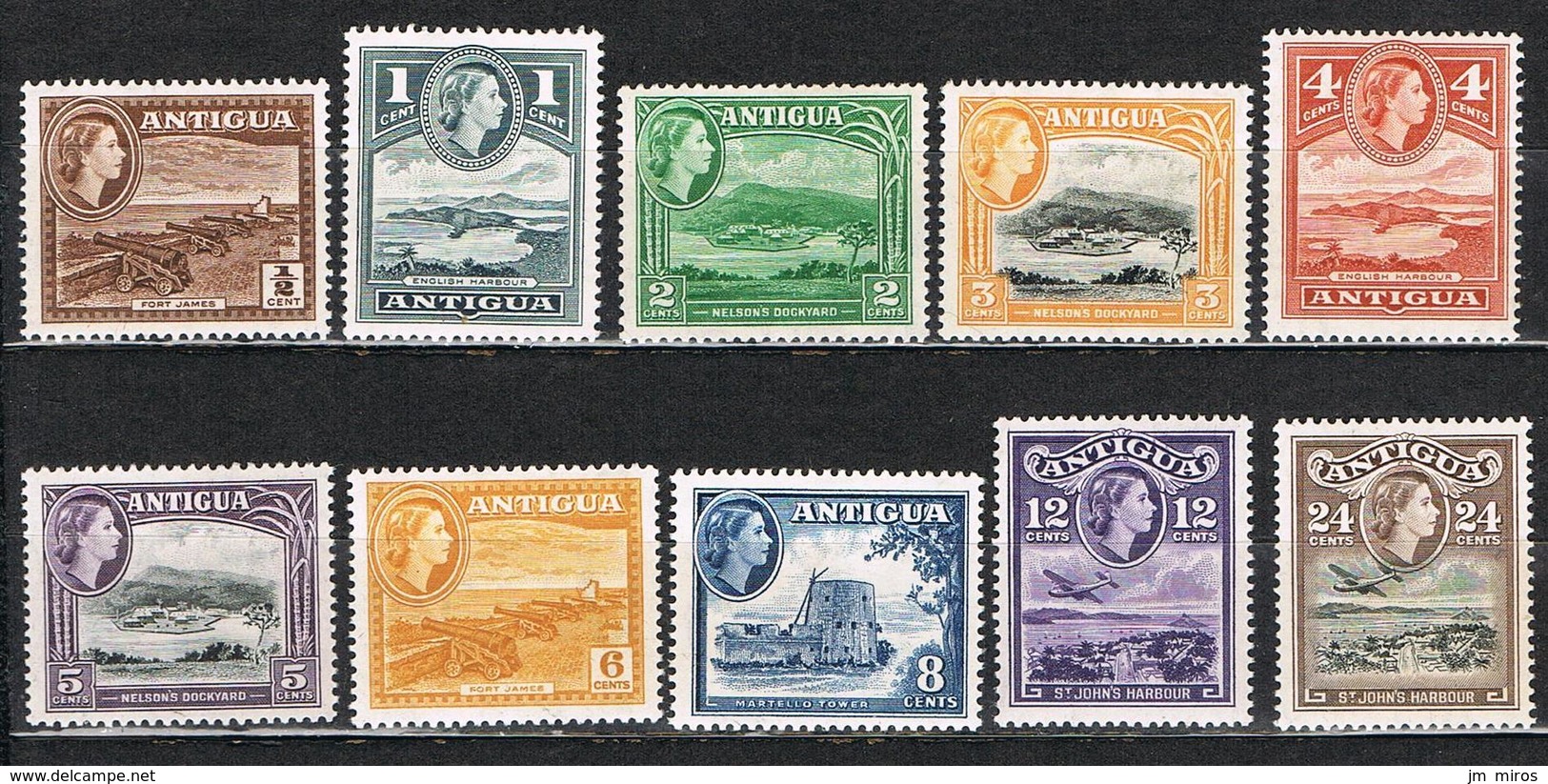 COLONIES ANGLAISES-ANTIGUA 103A/112** - Aden (1854-1963)