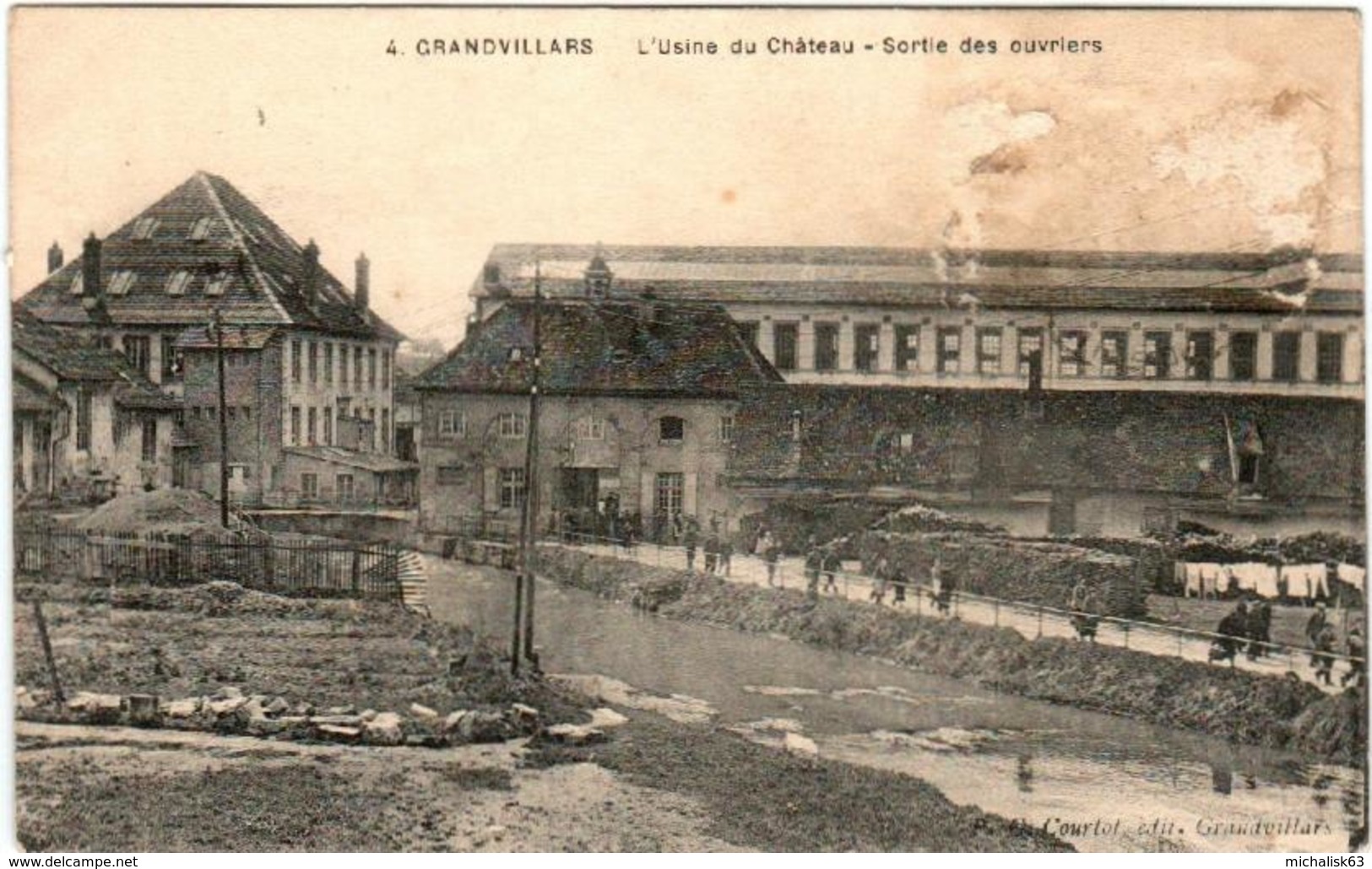 61thk 935 CPA - GRANDVILLARS - L'USINE DU CHATEAU - Grandvillars