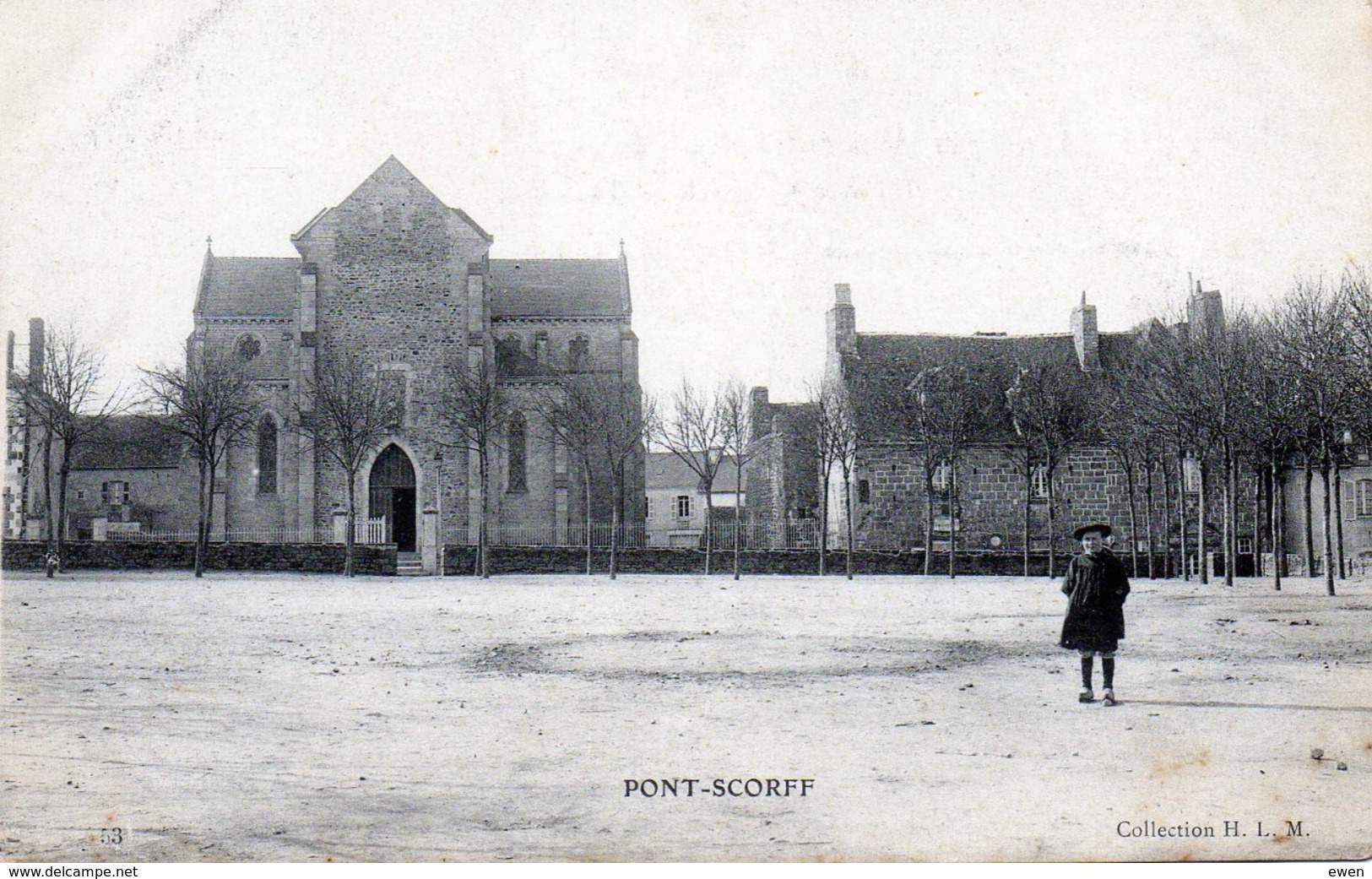 Pont-Scorff. (Eglise Et Place). - Pont Scorff