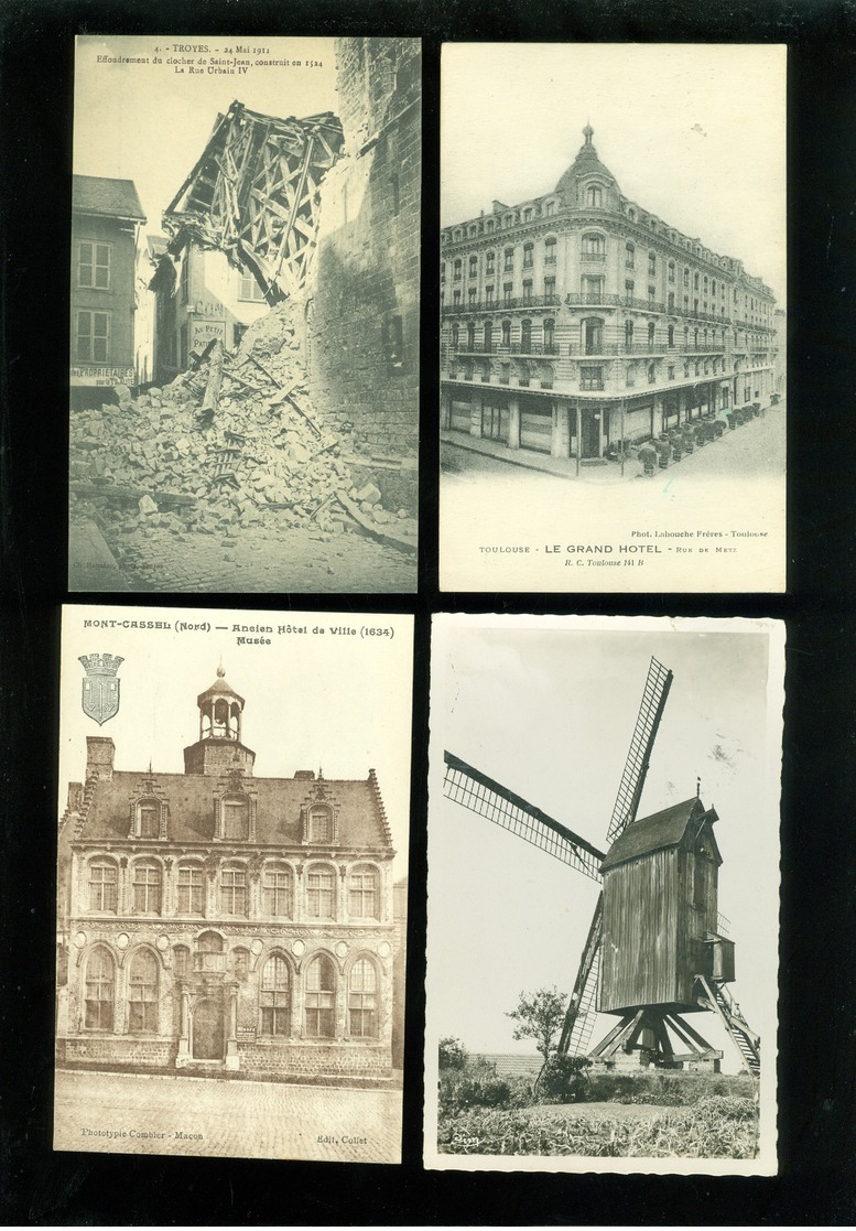 Beau lot de 60 cartes postales de France     Mooi lot van 60 postkaarten van Frankrijk  - 60 scans