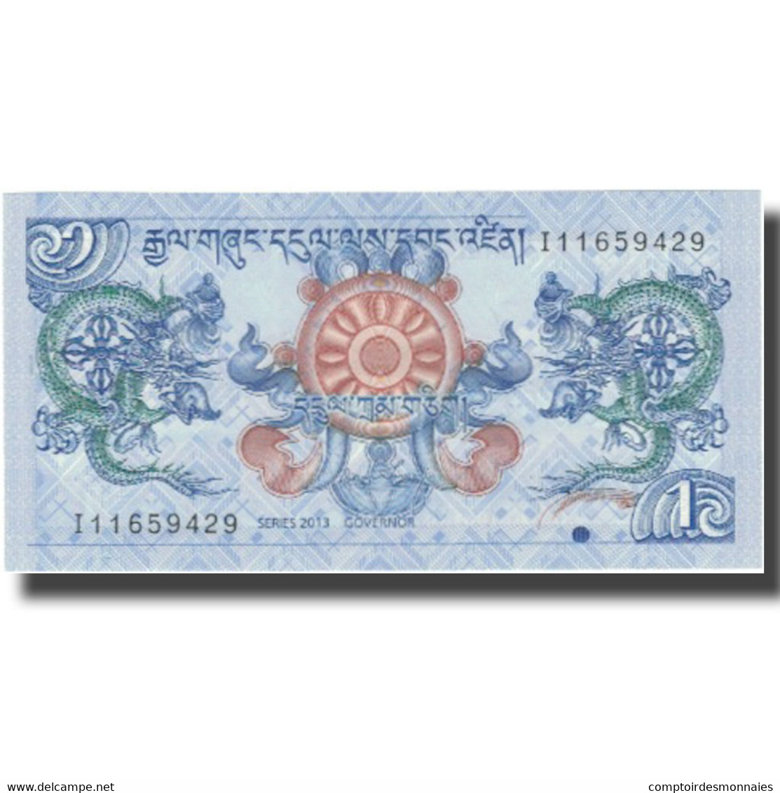 Billet, Bhoutan, 1 Ngultrum, 2013, 2013, KM:27, NEUF - Bhutan