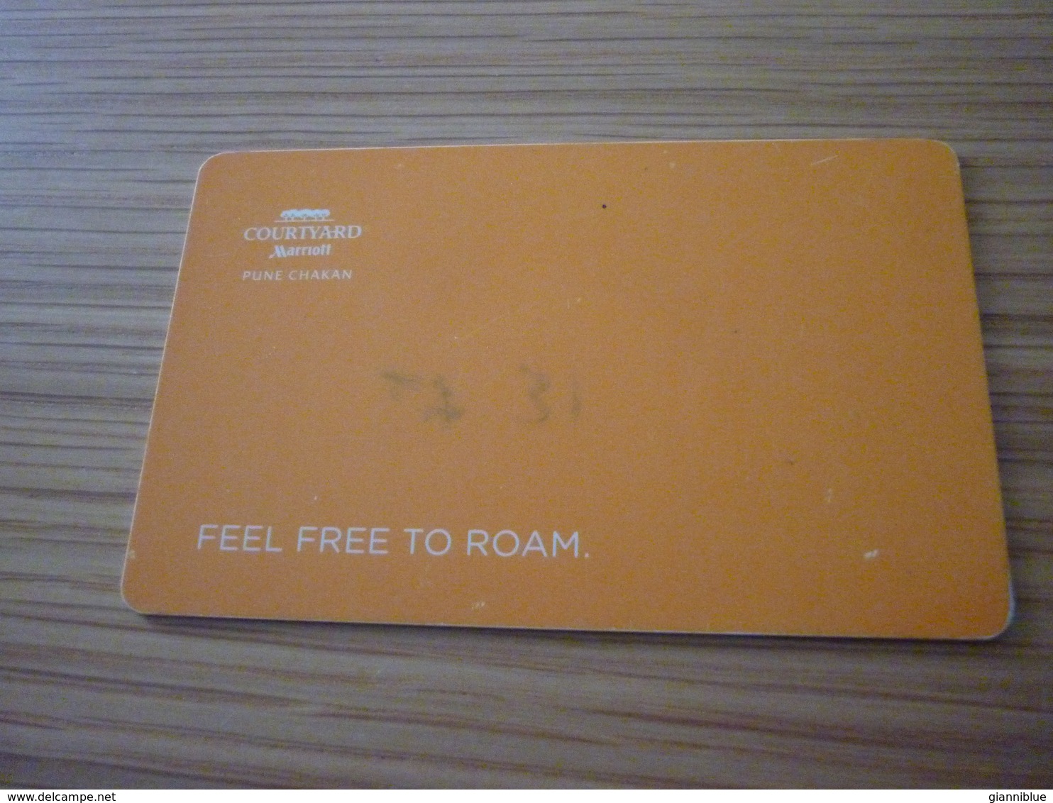 India Pune Chakan Marriott Courtyard Hotel Room Key Card - Hotel Keycards