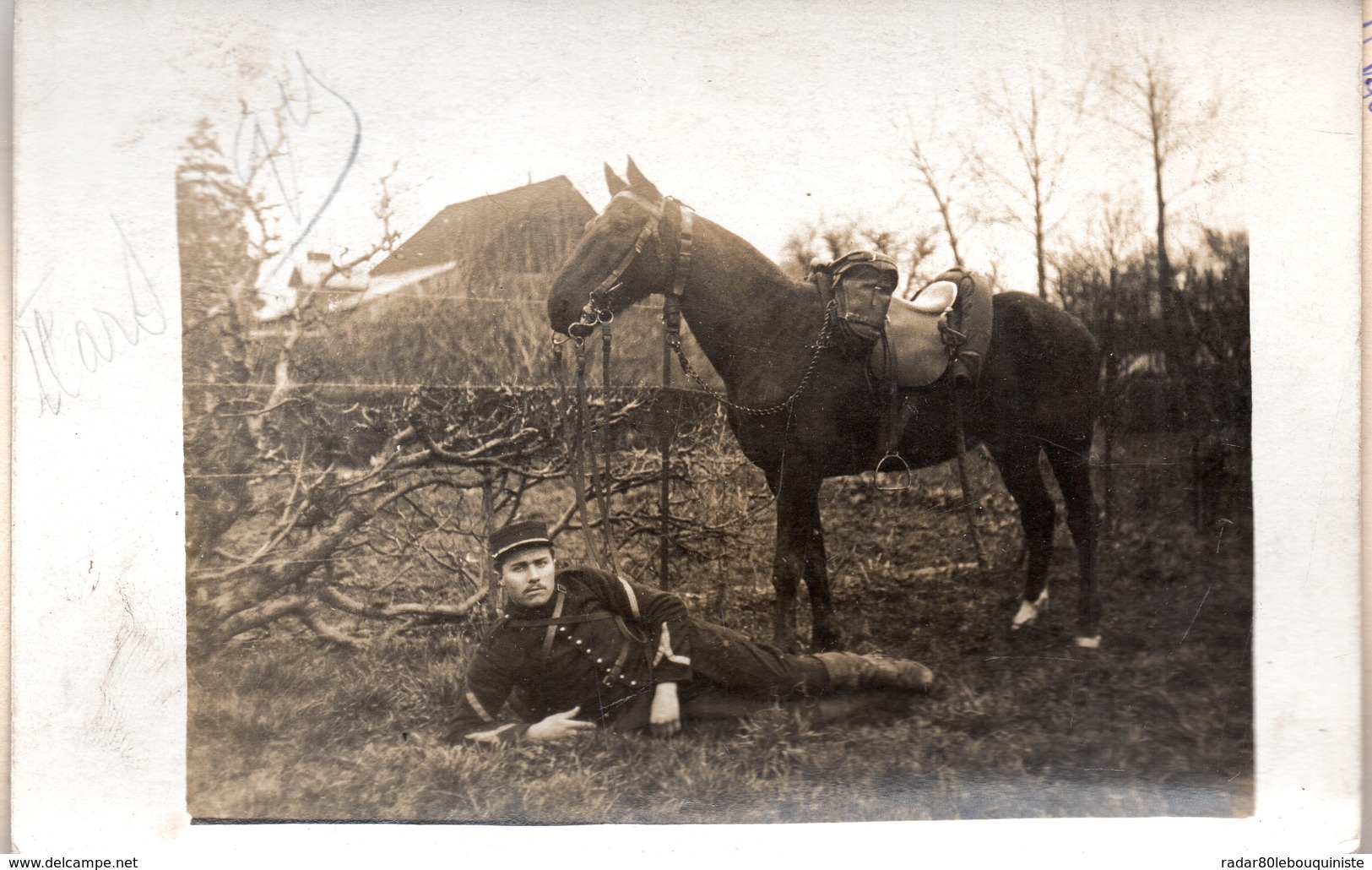 2 Cartes Photos.César JACQUOT .Maréchal Des Logis,Fourrier.10e S.M.A. 6e Régiment D'artillerie.S.P.122. Campagne 1914-15 - 1914-18