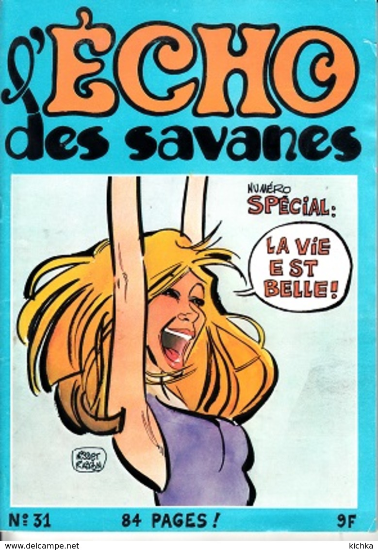 L'Echo Des Savanes -n° 31 -1977 - L'Echo Des Savanes