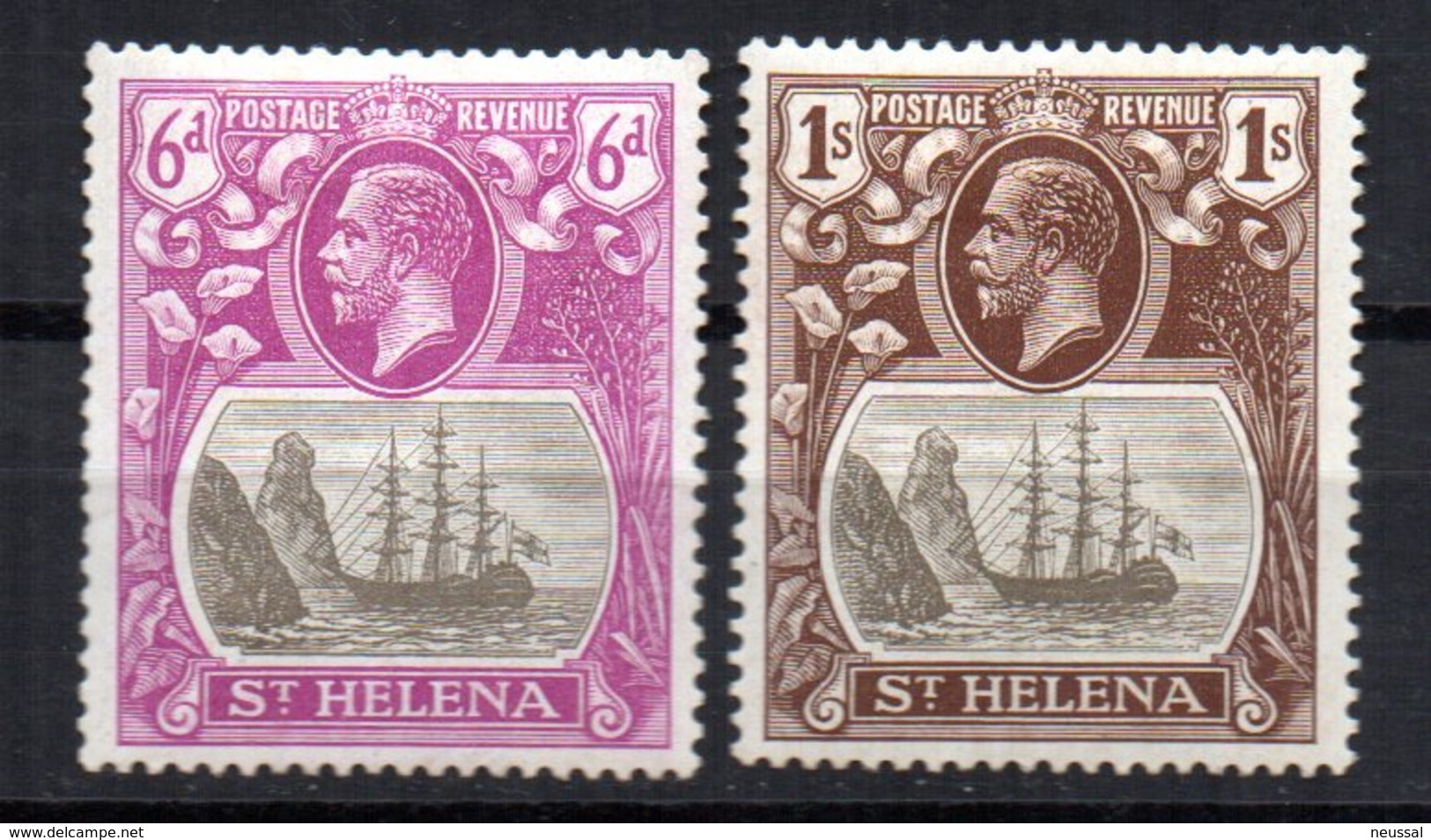 Sellos Nº 59/60   Saint Helena - Otros & Sin Clasificación