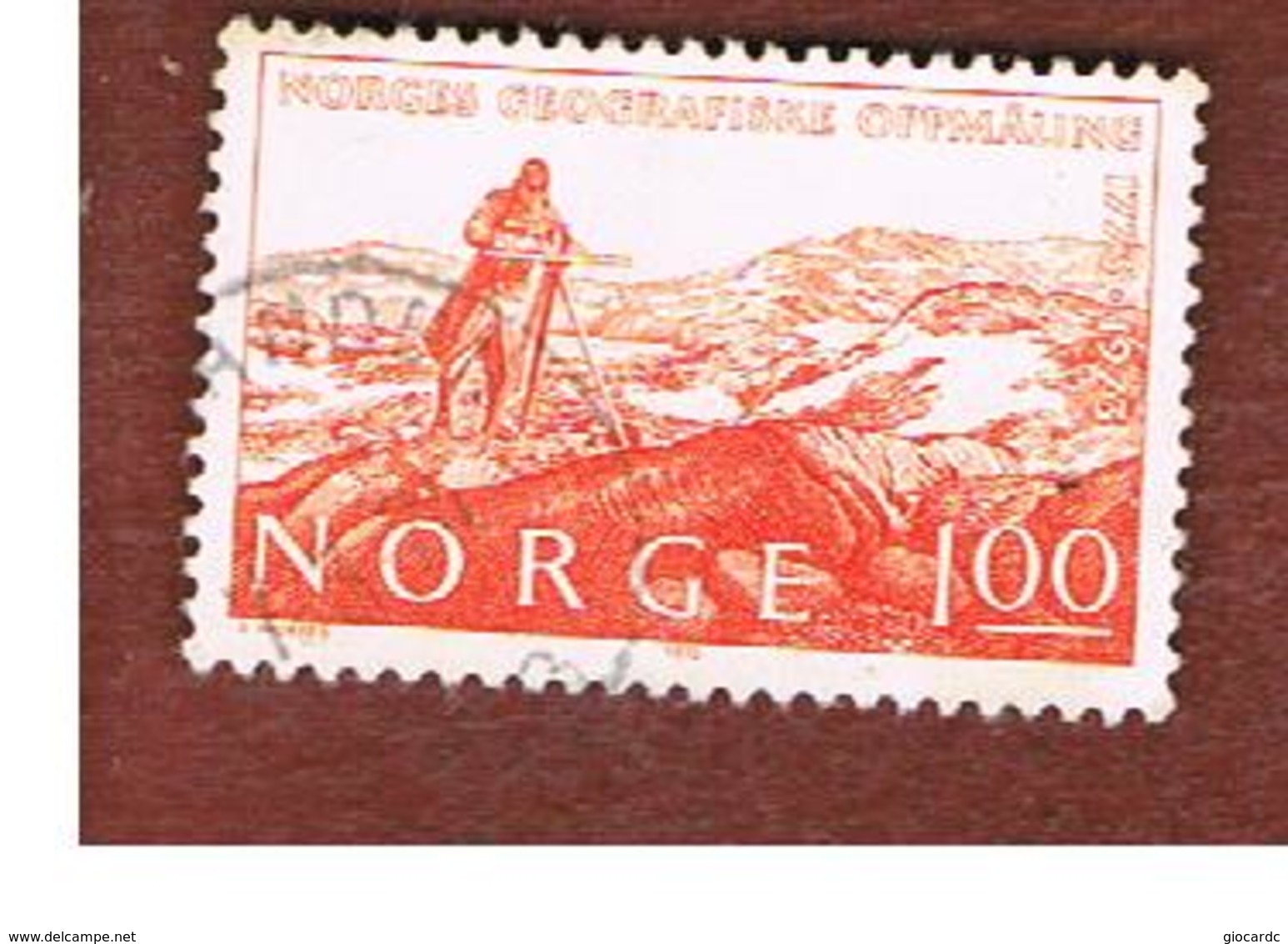 NORVEGIA  (NORWAY)    SG 712 -   1973  GEOGRAPHICAL SOCIETY     -   USED ° - Usati