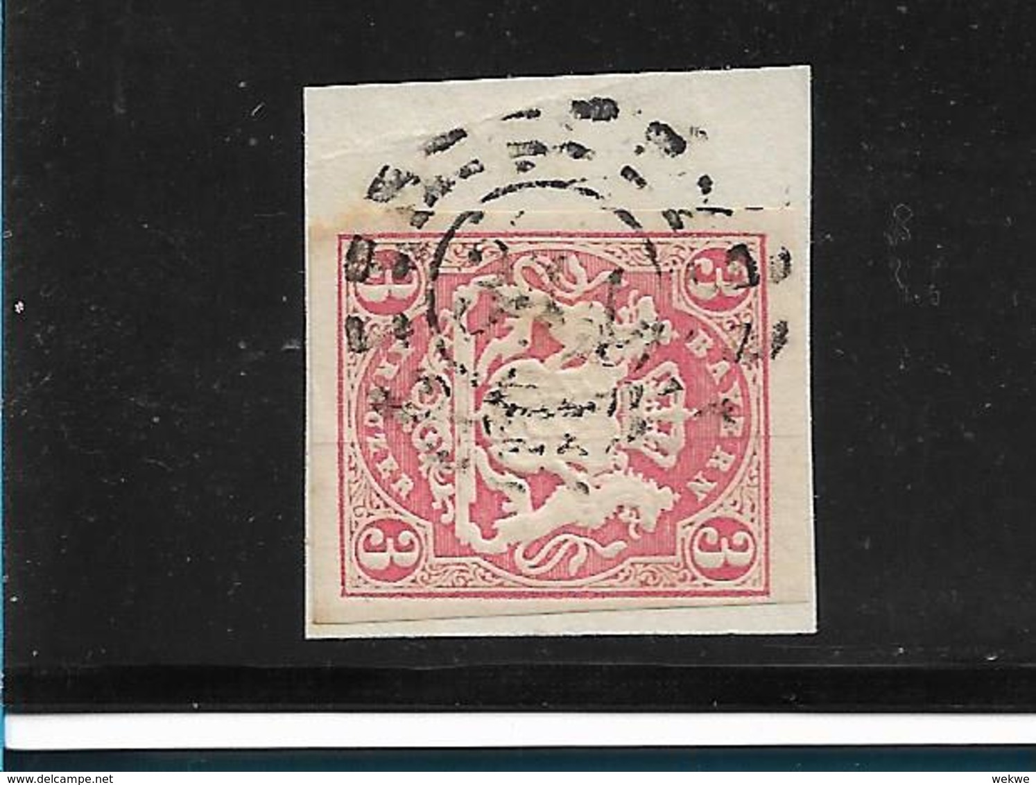 D-Bay072 / Bayern, Mi.Nr. 15, Mühlrad 344 (+ 100) Neunburg - Used