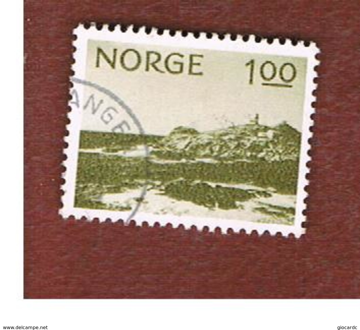 NORVEGIA  (NORWAY)    SG 714  -   1974 LINDESNES CAPE     -   USED ° - Usati