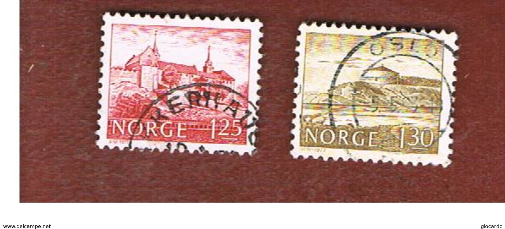 NORVEGIA  (NORWAY)    SG 774.775   -   1977  BUILDINGS -   USED ° - Usati