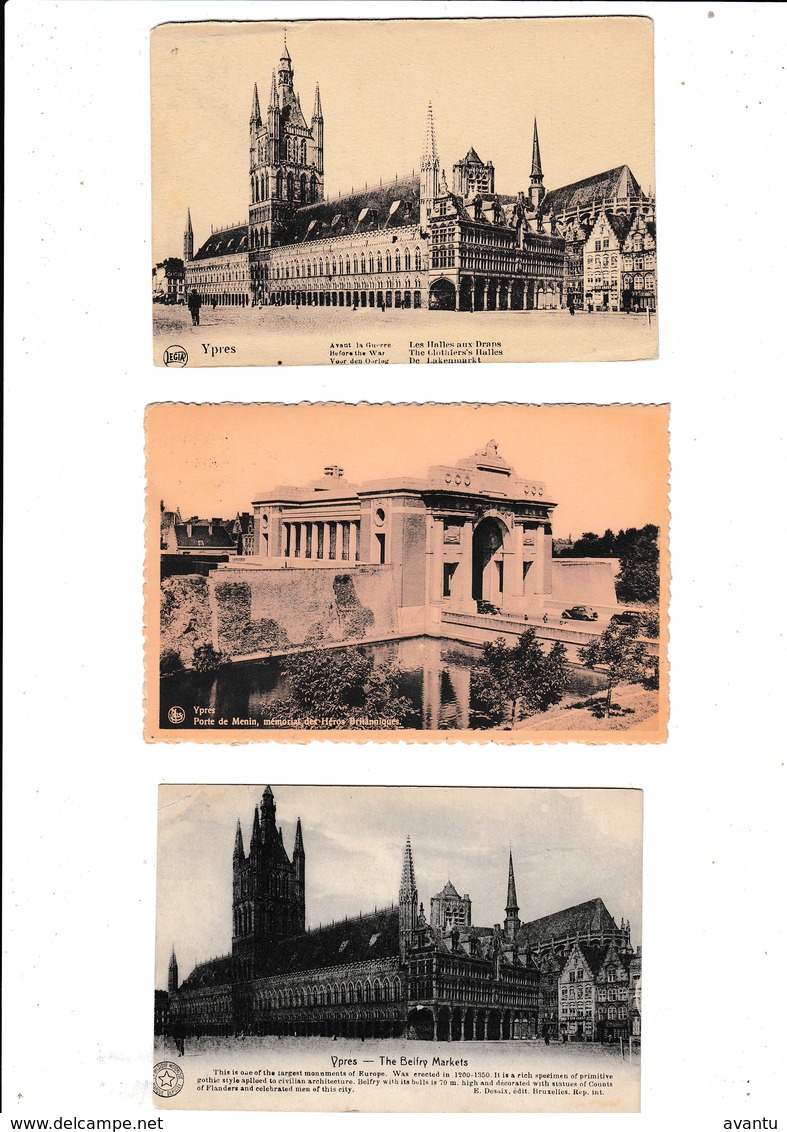 IEPER  /  YPRES /   VERZAMELING VAN 80  POSTKAARTEN /  COLLECTION