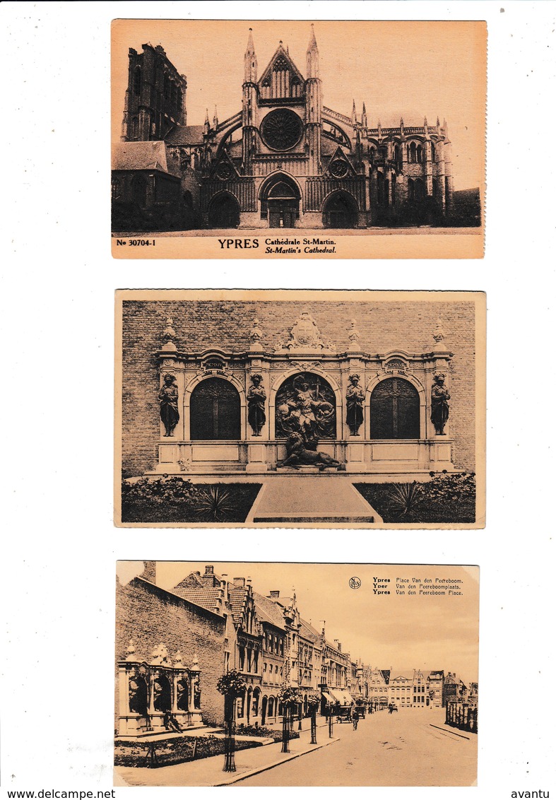 IEPER  /  YPRES /   VERZAMELING VAN 80  POSTKAARTEN /  COLLECTION