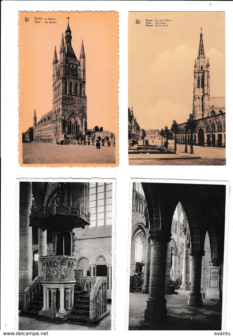 IEPER  /  YPRES /   VERZAMELING VAN 80  POSTKAARTEN /  COLLECTION