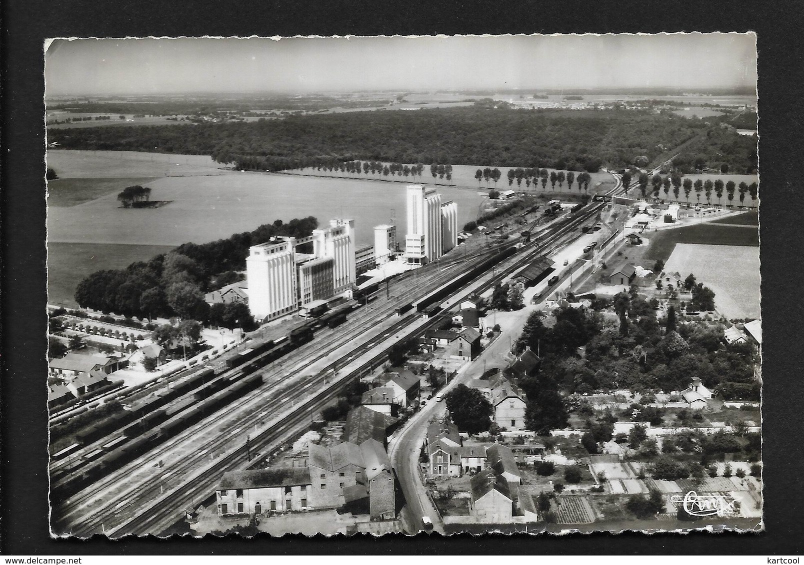 Verneuil L'Étang - Gare & Moulins - Près De Nangis Et Provins - Vue Aérienne Photo Véritable CPSM Seine Et Marne - Nangis