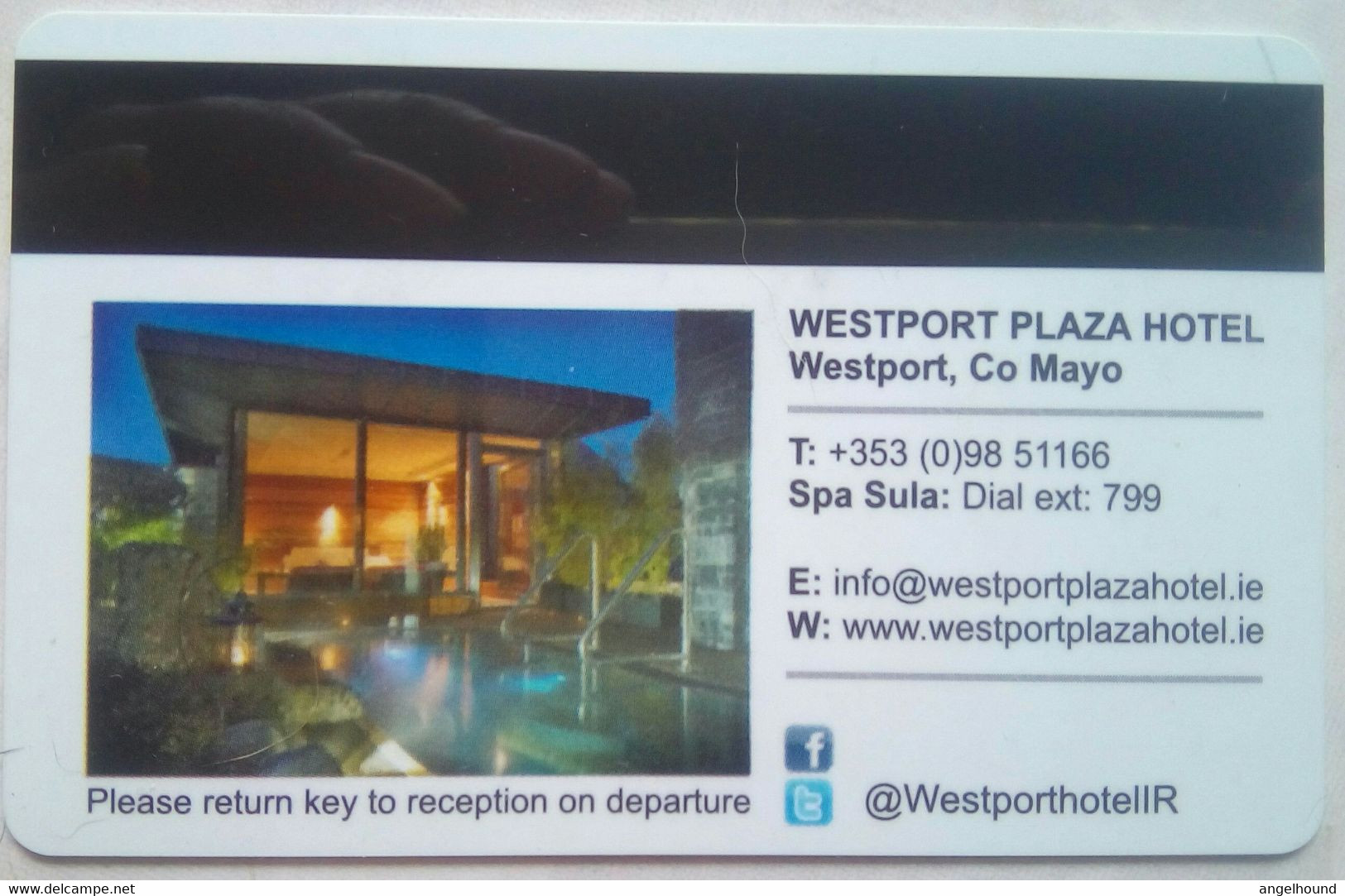 Westport Plaza Hotel - Cartes D'hotel