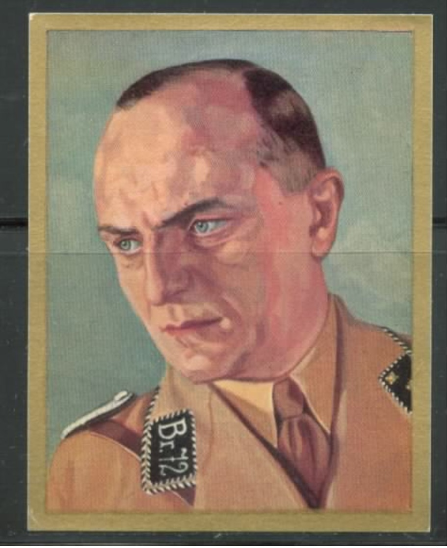 WW II Zigaretten Sammelbild 6,2 X 4,8 Cm , Wer Führt Das 3. Reich ? , Nr. 126: Dr. Josef Klein, Treuhändler Der Arbeit - Personen