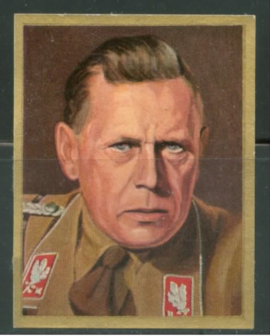 WW II Zigaretten Sammelbild 6,2 X 4,8 Cm , Wer Führt Das 3. Reich ? , Nr. 110: Adolf Hühnlein, Führer Der NSKK , Gebra - Sammelbilderalben & Katalogue