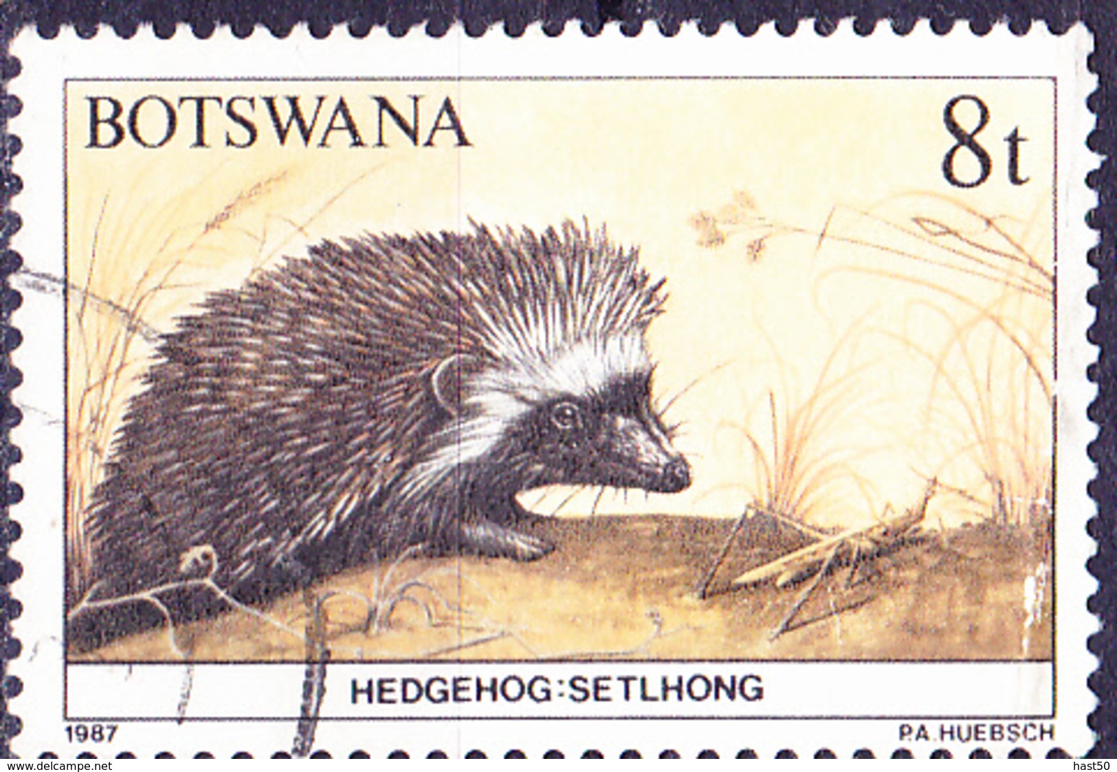 Botswana - Afrikanischer Igel (Erinaceus Frontalis) (Mi.Nr.: 409) 1987 - Gest Used Obl - Botswana (1966-...)