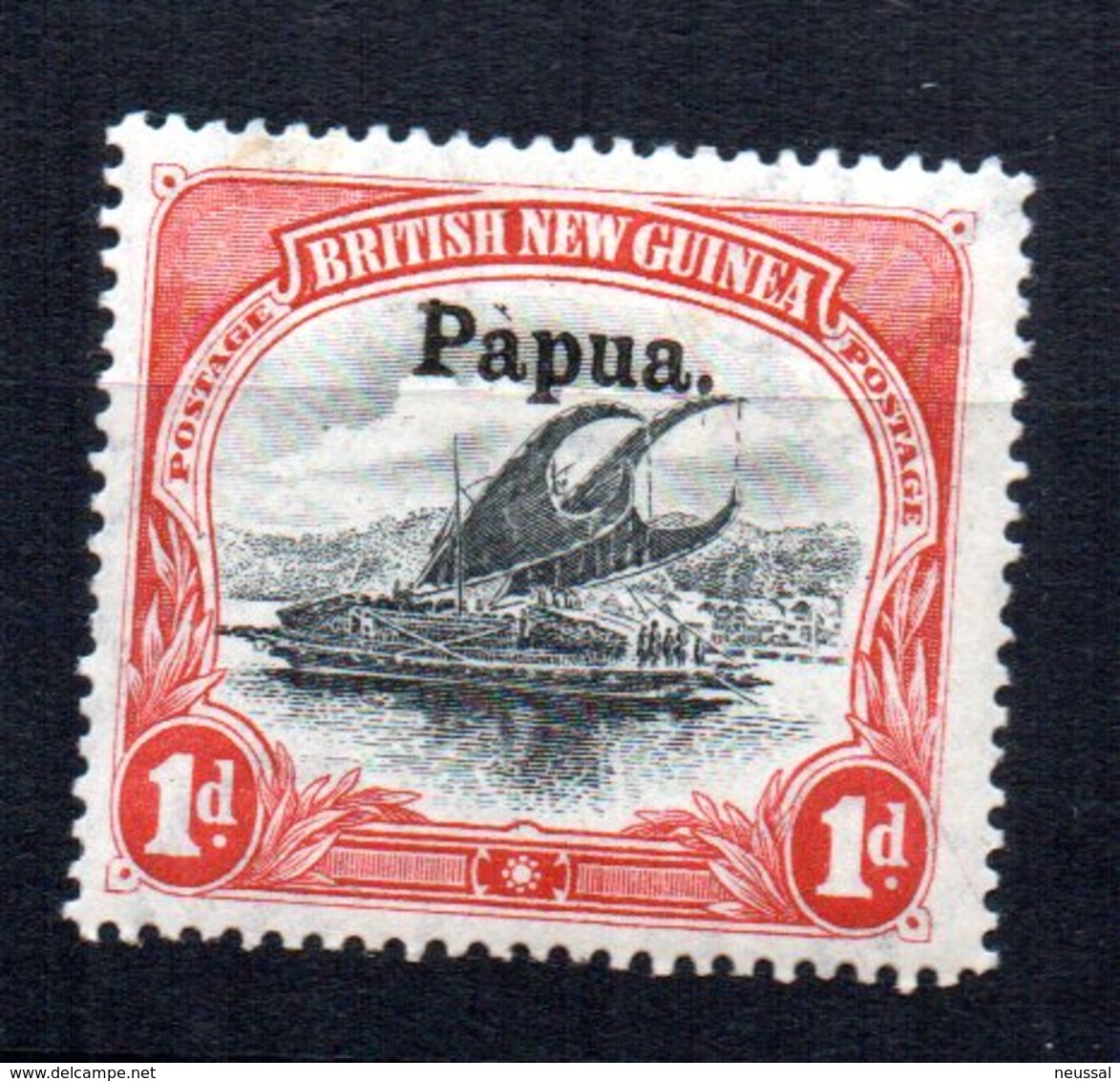 Sello  Nº 10   Papua - Papúa Nueva Guinea