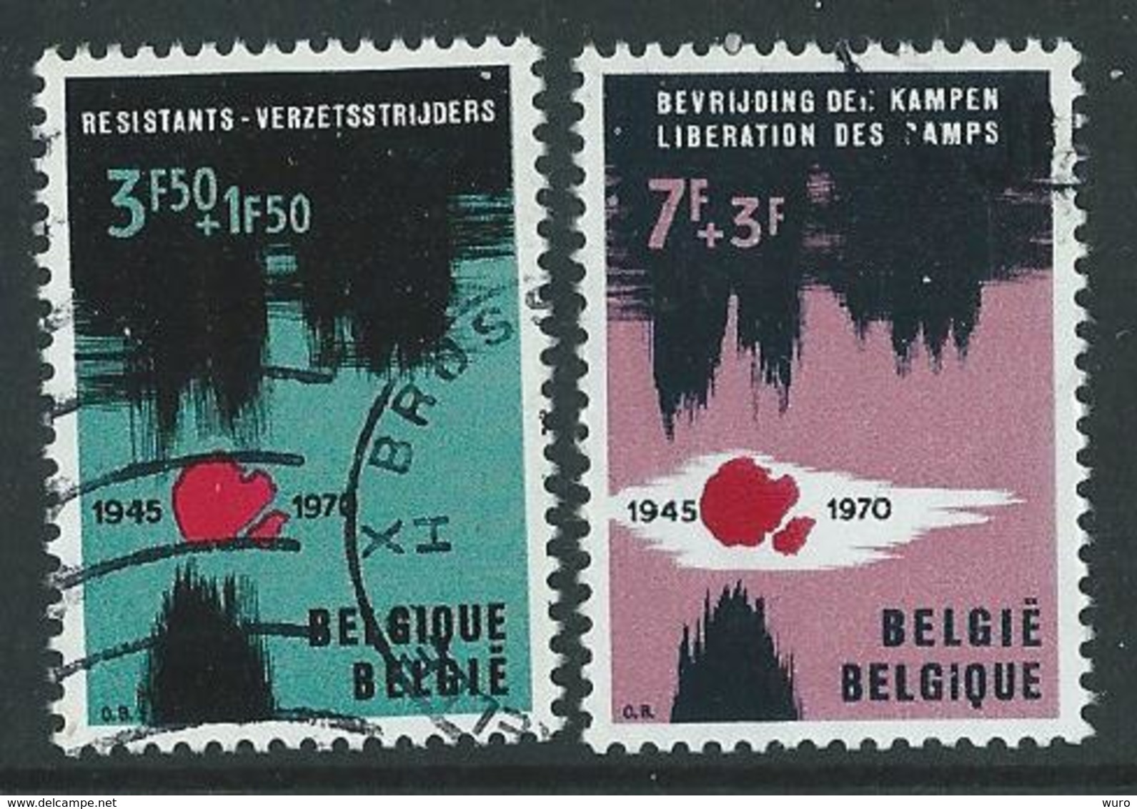 België OBP Nr: 1539 - 1540 Gestempeld / Oblitérés - Used Stamps