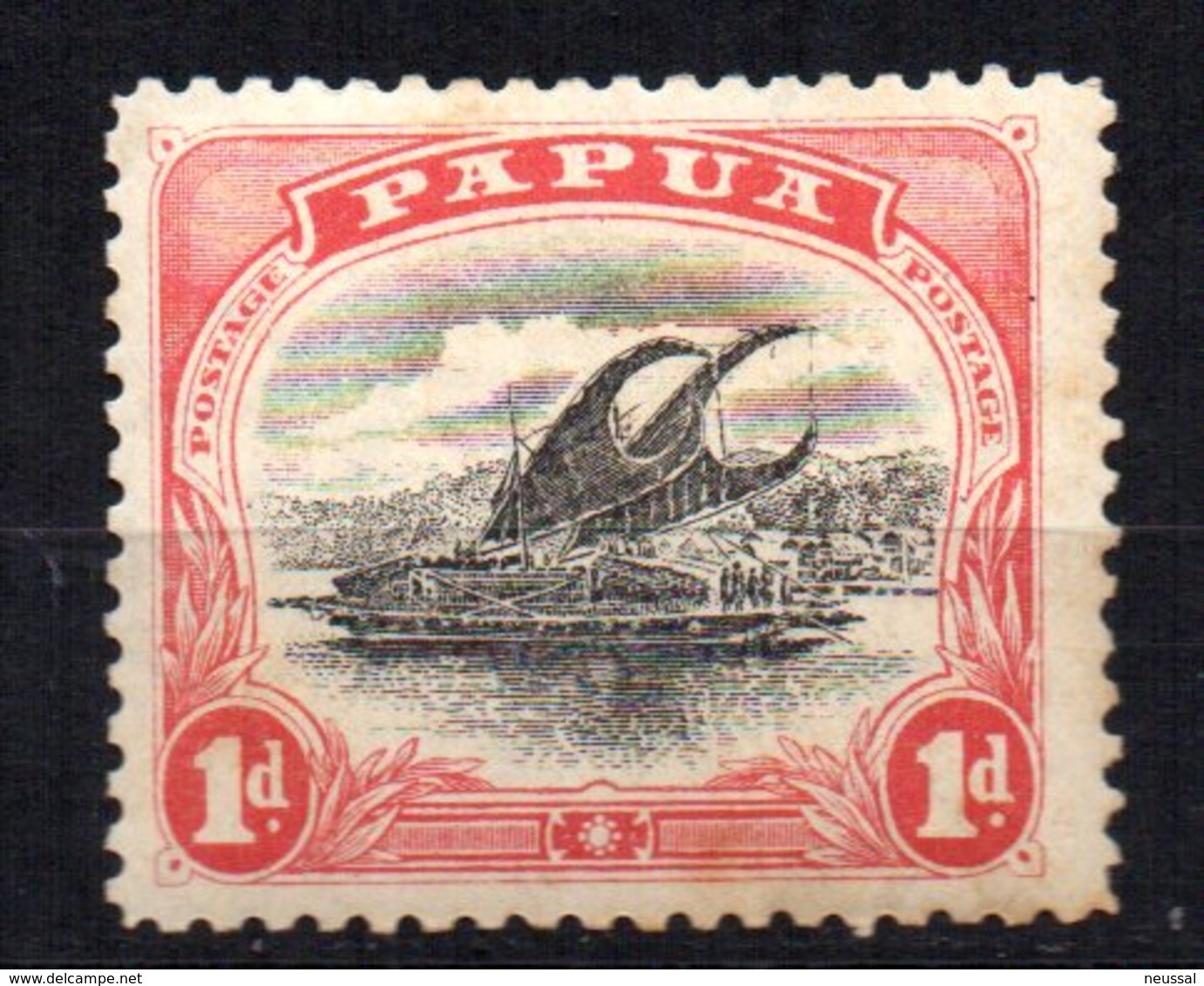 Sello  Nº 41  Papua - Papúa Nueva Guinea