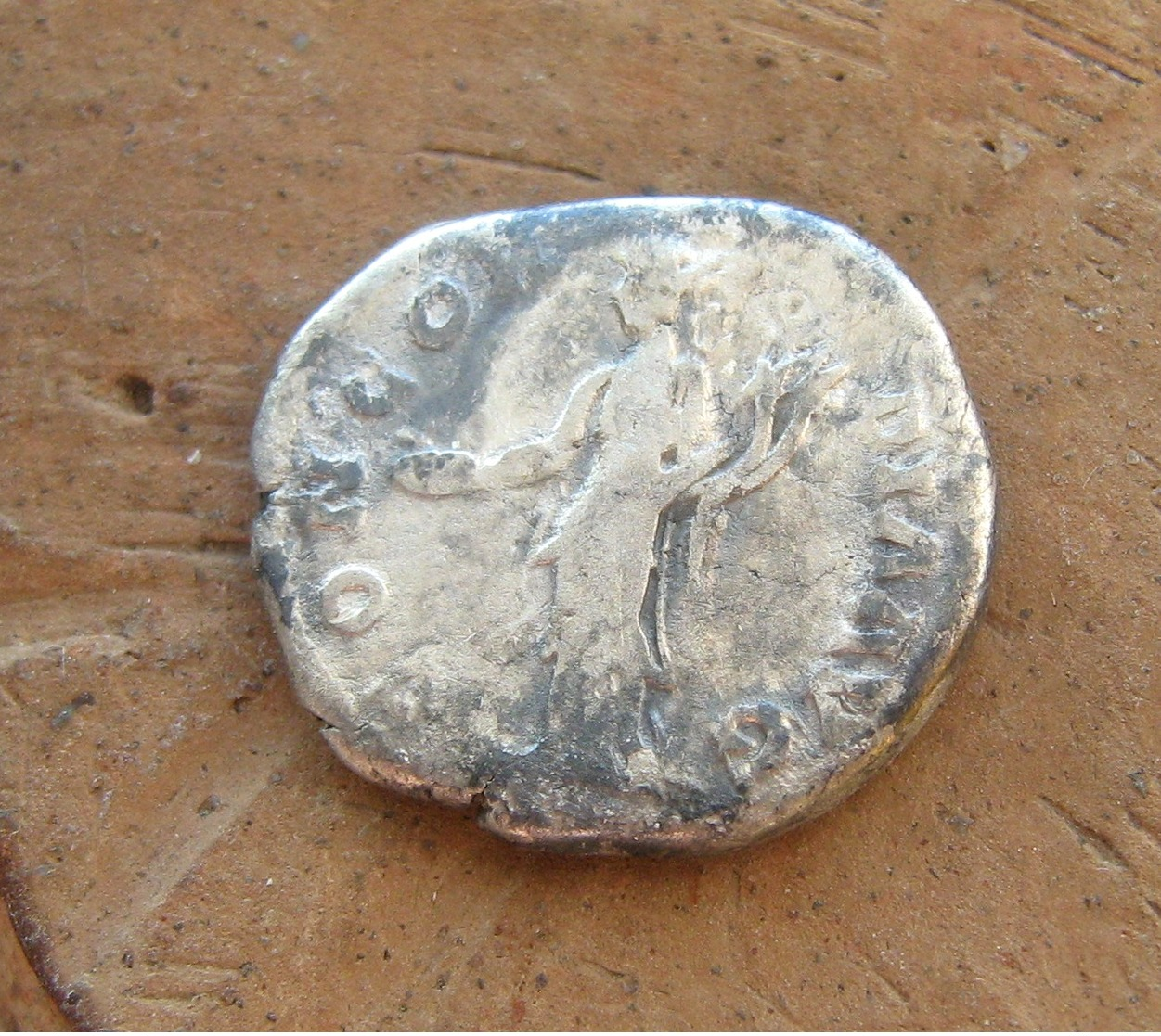 Ancient Roman Silver Coin. Original!!! - Archéologie