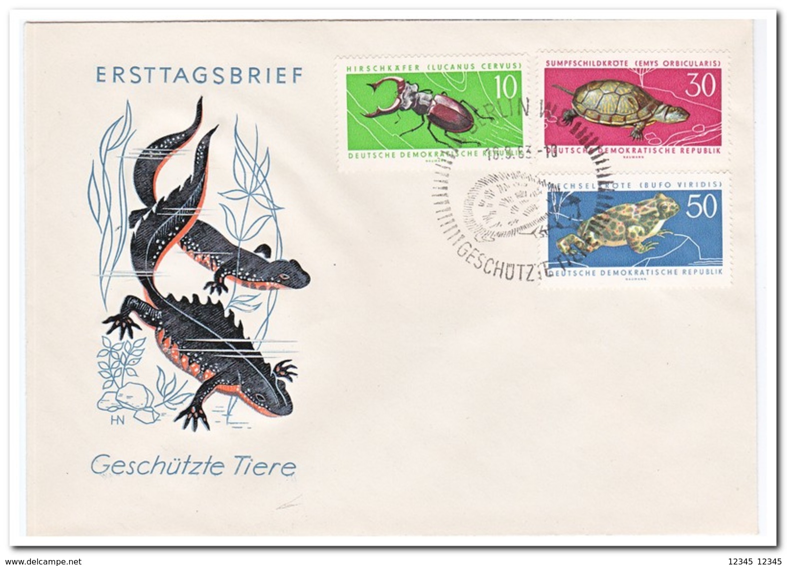 DDR 1963, FDC, Animals - Andere & Zonder Classificatie