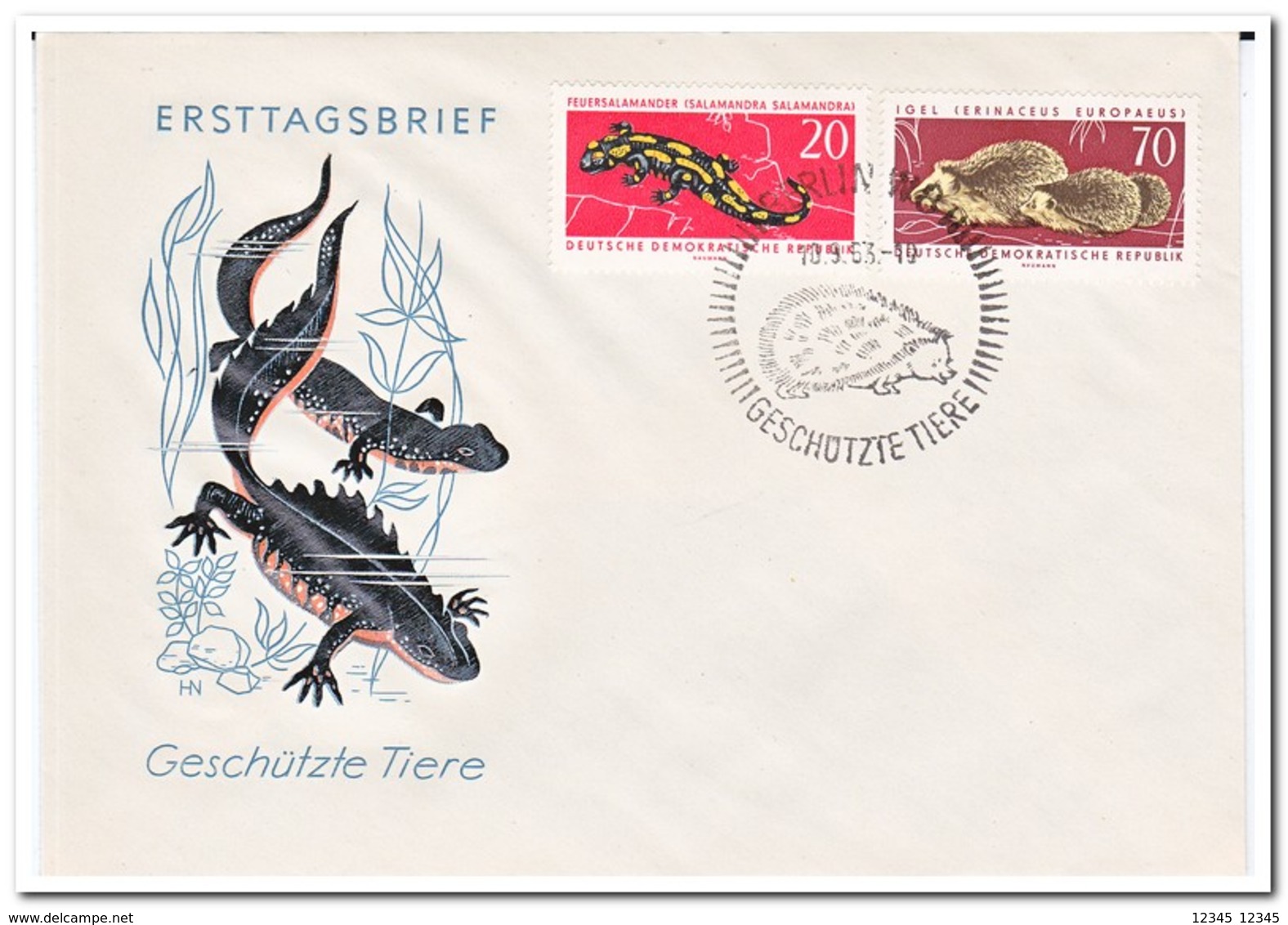 DDR 1963, FDC, Animals - Andere & Zonder Classificatie