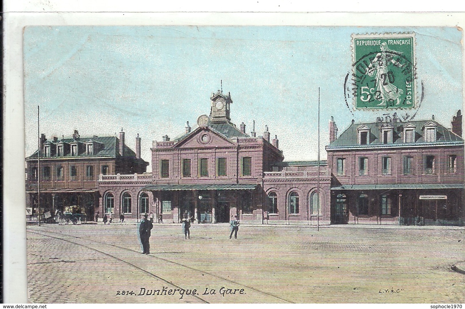 2019 - NORD - 59 -DUNKERQUE - La Gare - Colorisée - Dunkerque