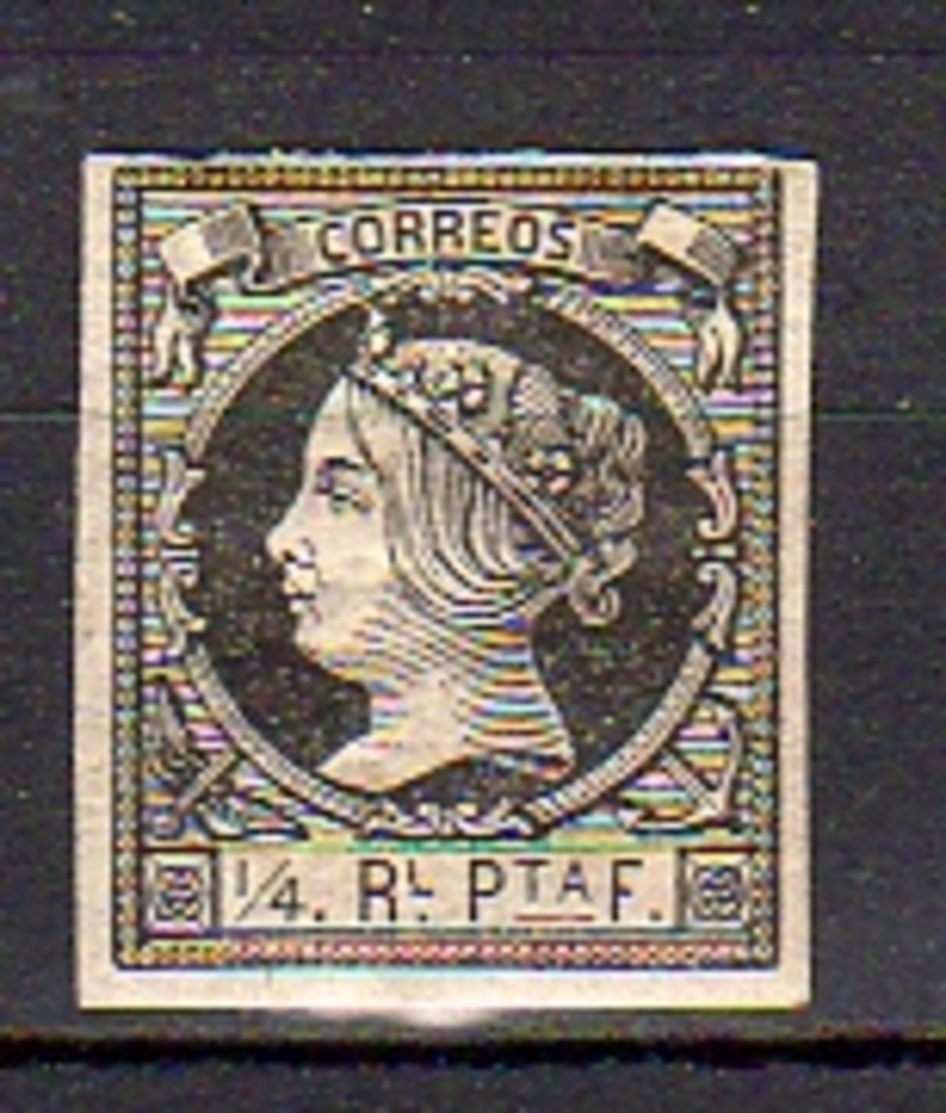 Spanish West Indies 1862 ¼ Plata MH (268) - Sonstige & Ohne Zuordnung