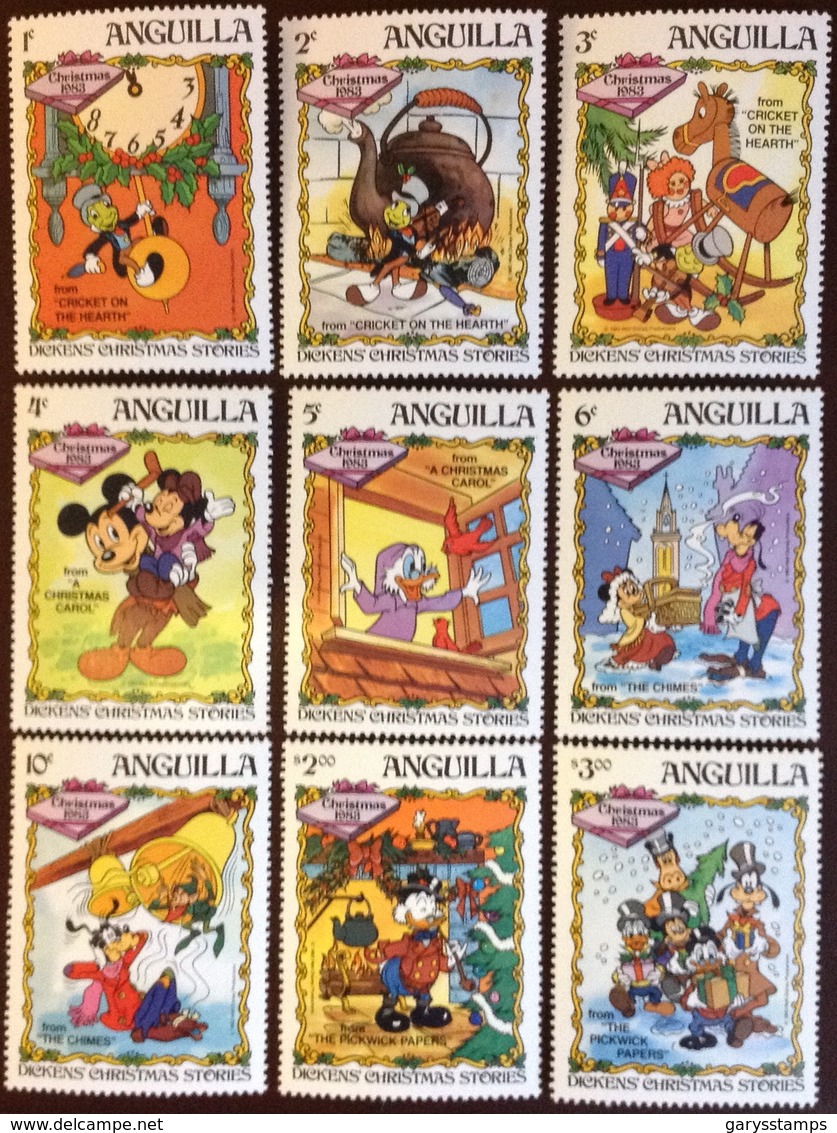 Anguilla 1983 Dickens Disney Christmas MNH - Anguilla (1968-...)