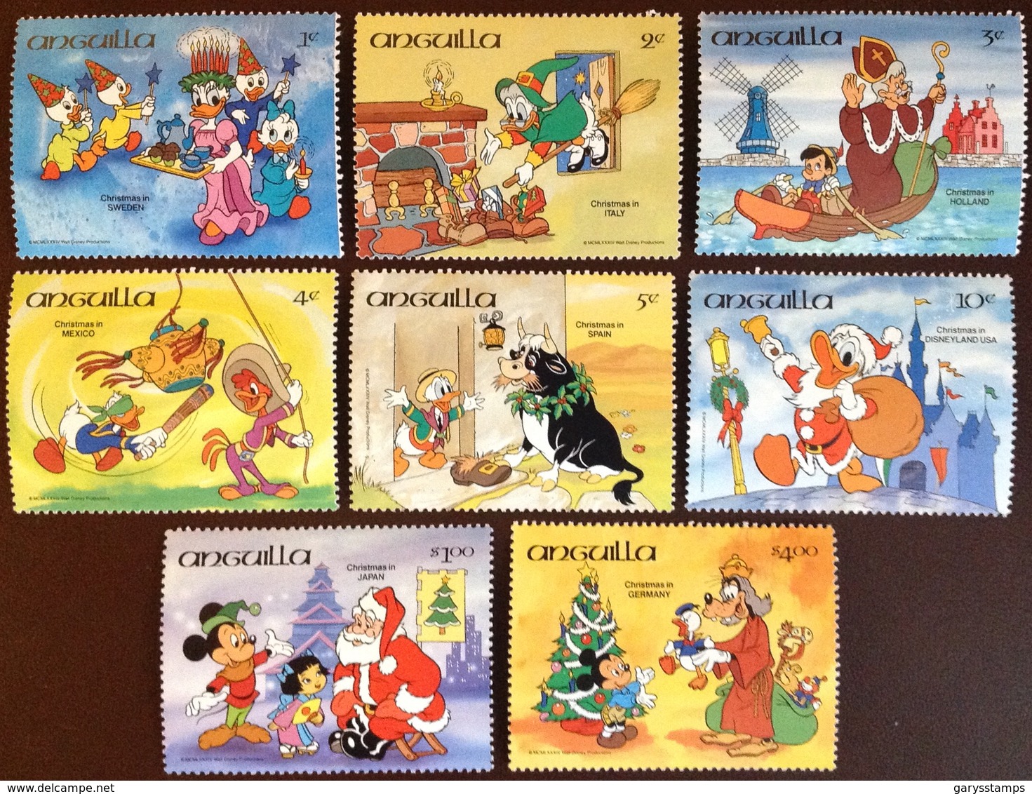 Anguilla 1984 Disney Christmas Less $2 MNH - Anguilla (1968-...)