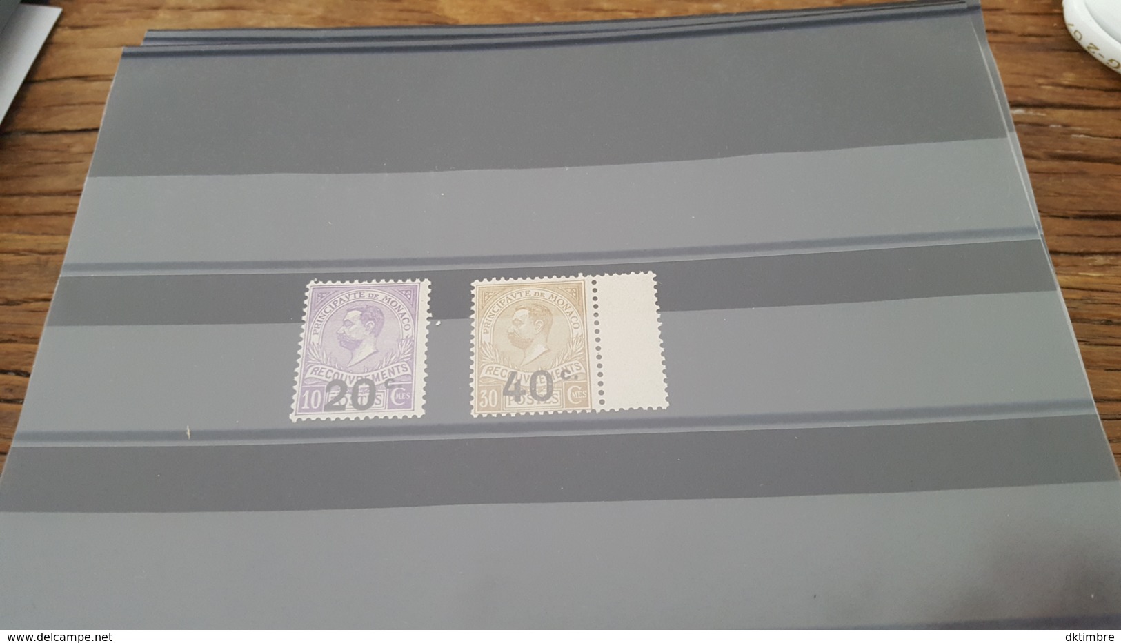 LOT 436667 TIMBRE DE MONACO NEUF** LUXE N°11/12 VALEUR 29 EUROS - Collections, Lots & Séries