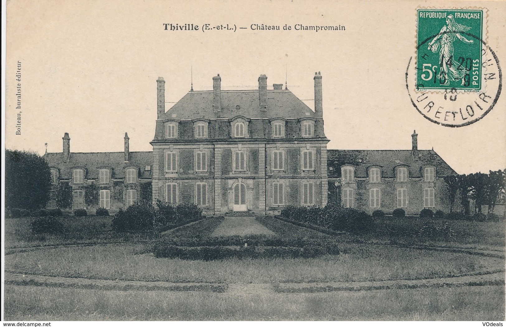 CPA - France - (28) Eure Et Loir - Thiville - Château De Champromain - Autres & Non Classés
