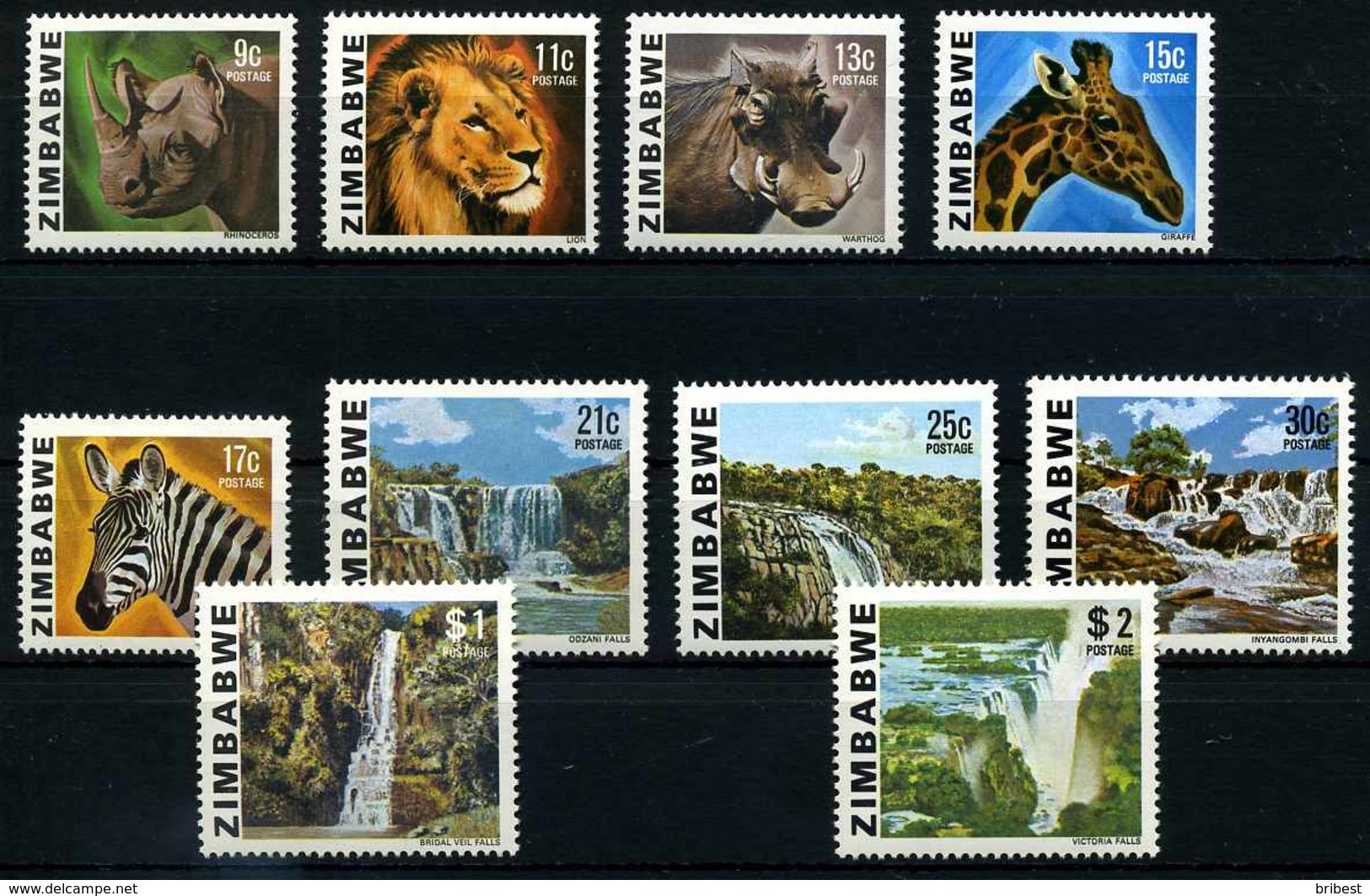 SIMBABWE 1980 Nr 232-241 Postfrisch (107927) - Zimbabwe (1980-...)