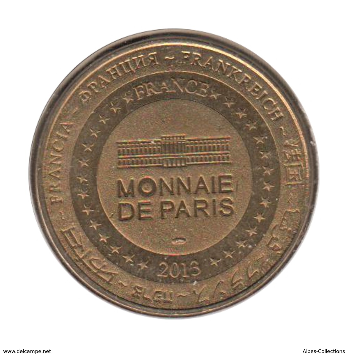 0061 - MEDAILLE TOURISTIQUE MONNAIE DE PARIS 17 - Zoo La Palmire - 2013 - 2013