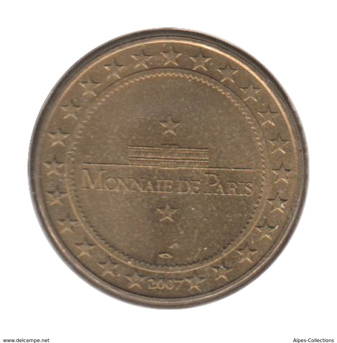 0066 - MEDAILLE TOURISTIQUE MONNAIE DE PARIS 17 - Paléosite St Césaire - 2007 - 2007