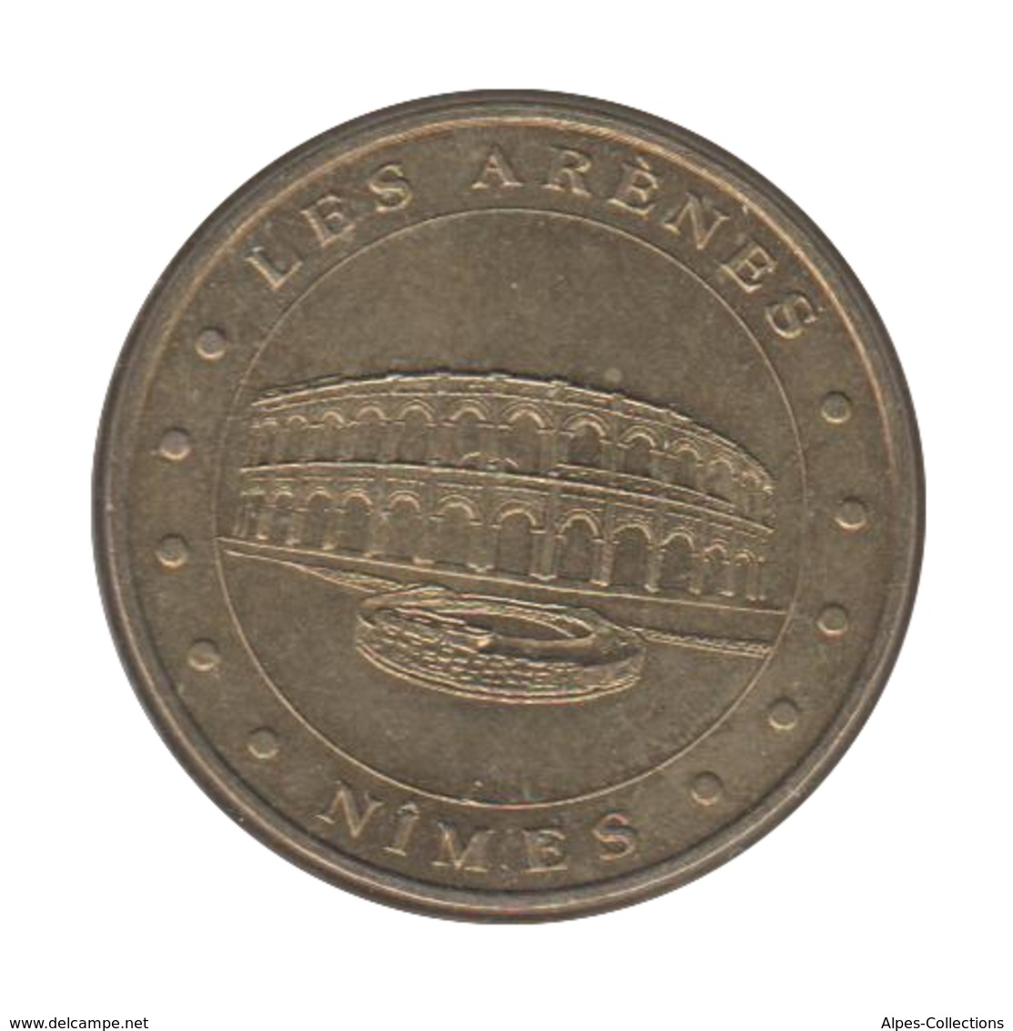 0099 - MEDAILLE TOURISTIQUE MONNAIE DE PARIS 30 - Les Arènes De Nîmes - 2010 - 2010