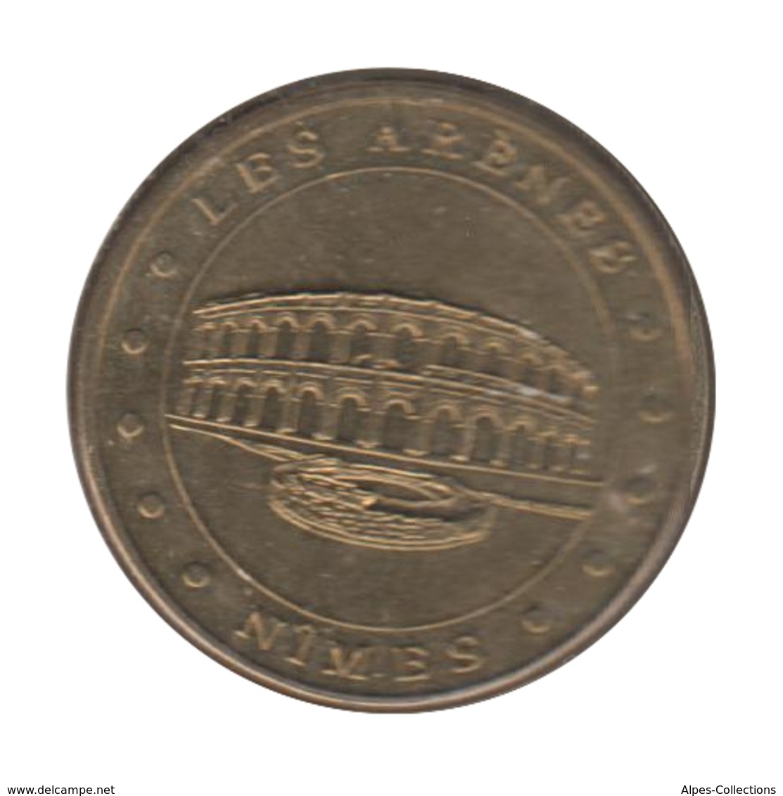 0100 - MEDAILLE TOURISTIQUE MONNAIE DE PARIS 30 - Les Arènes De Nîmes - 2013 - 2013