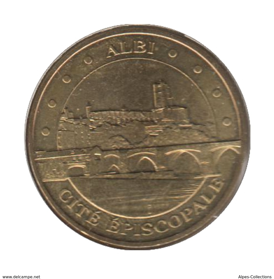 0273 - MEDAILLE TOURISTIQUE MONNAIE DE PARIS 81 - Cité Episcopale - 2014 - 2014