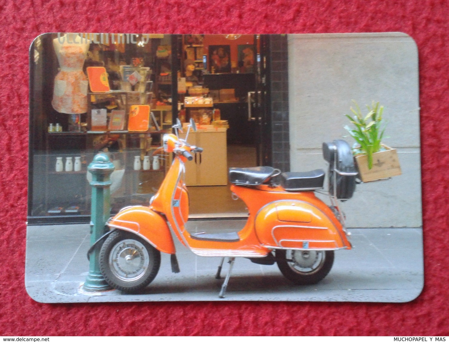 CALENDARIO DE BOLSILLO CALENDAR 2018 MOTO VESPA MOTOCICLETA MOTORCYCLE PRECIOSA ITALIA ITALY VER FOTO/S Y DESCRIPCIÓN - Tamaño Pequeño : 2001-...