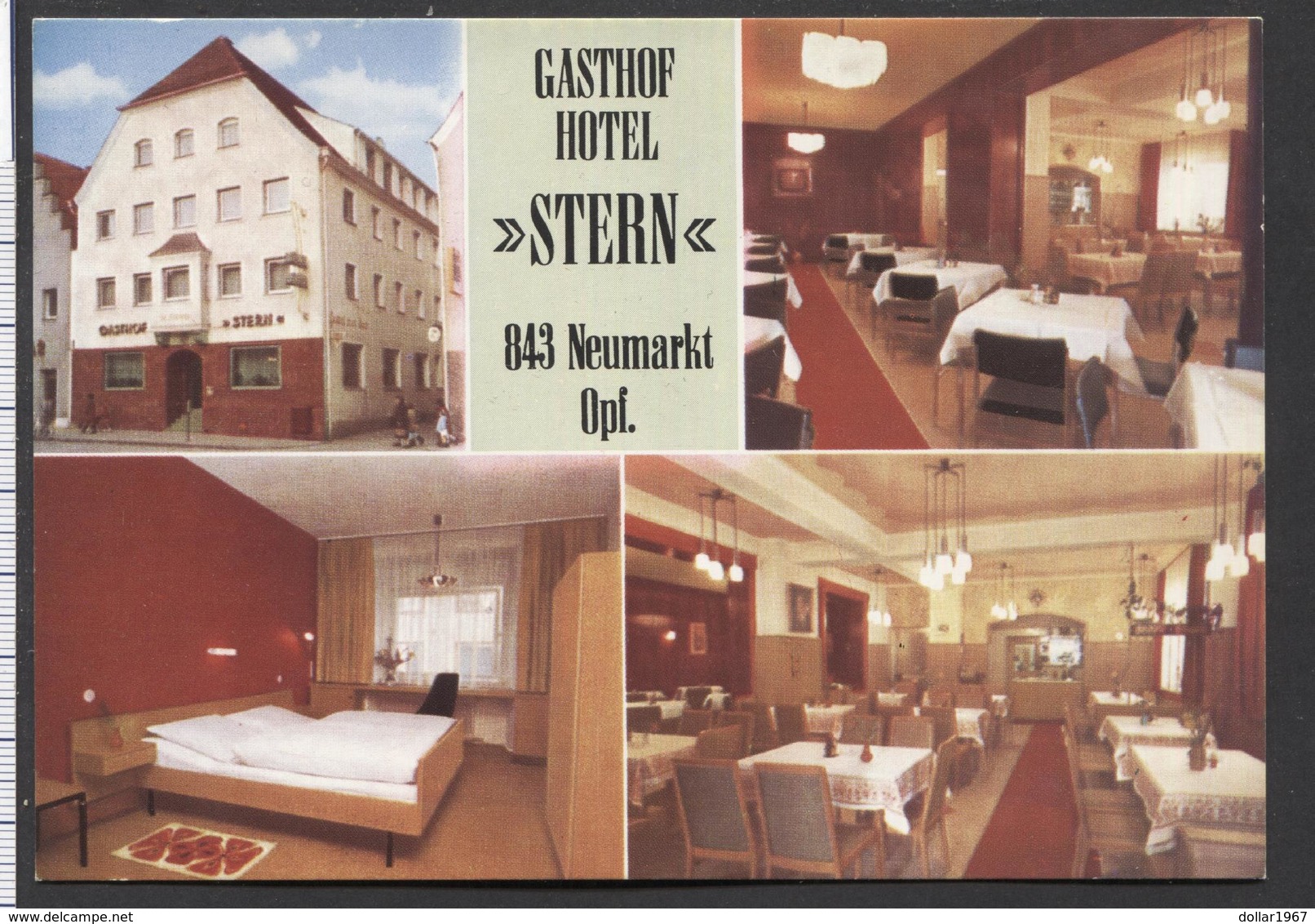 Altstadt-Hotel Stern, Neumarkt In Der Oberpfalz,  - NOT Used  - See The 2 Scans For Condition. ( Originalscan !! ) - Neumarkt I. D. Oberpfalz