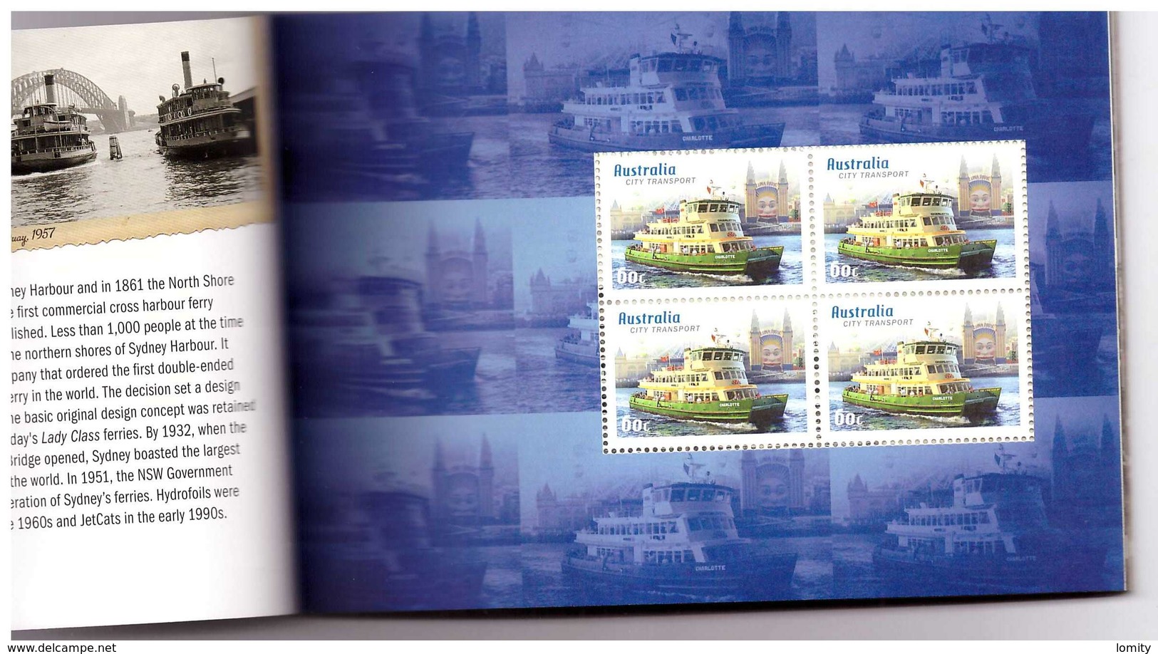 Australia Australie Carnet Prestige ** (2012) Prestige Stamp Booklet Capital City Transport Transports Urbains C3559 - Carnets