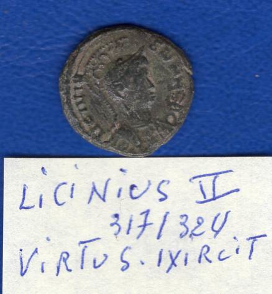 Licinius  Ll  317/324  Virtus  Ixircit - L'Empire Chrétien (307 à 363)