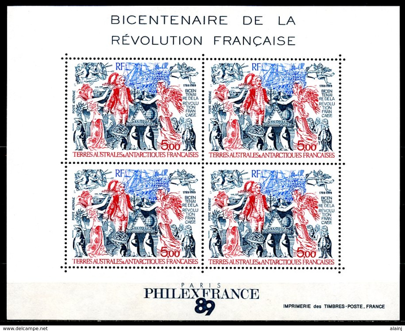 T.A.A.F.   Y&T  BL 1  XX   ---     MNH  --  TTB... - Blocs-feuillets