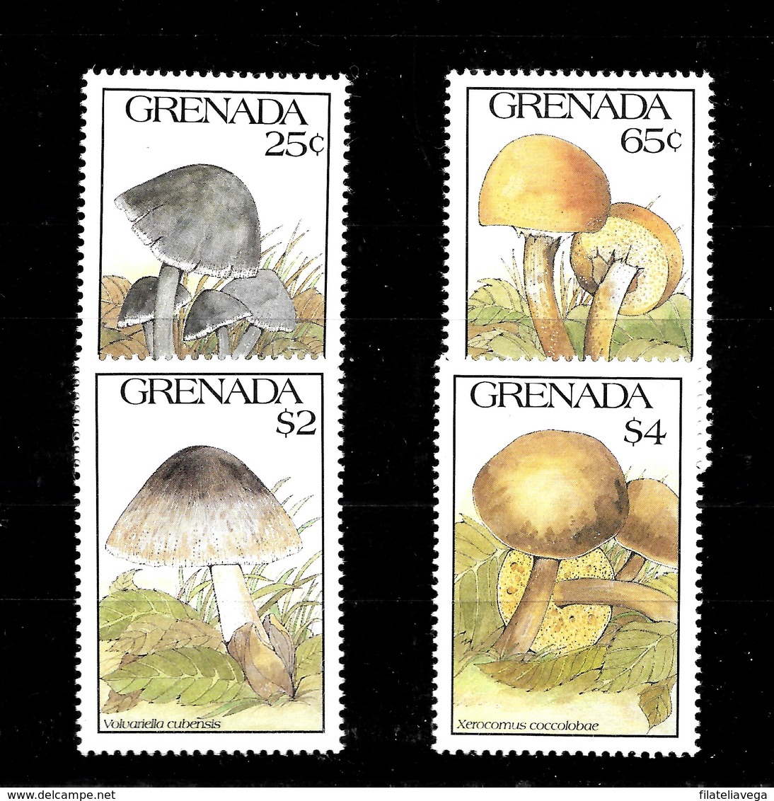 Serie De Granada Nº Yvert 1986/89 ** SETAS (MUSHROOMS) - Grenade (1974-...)