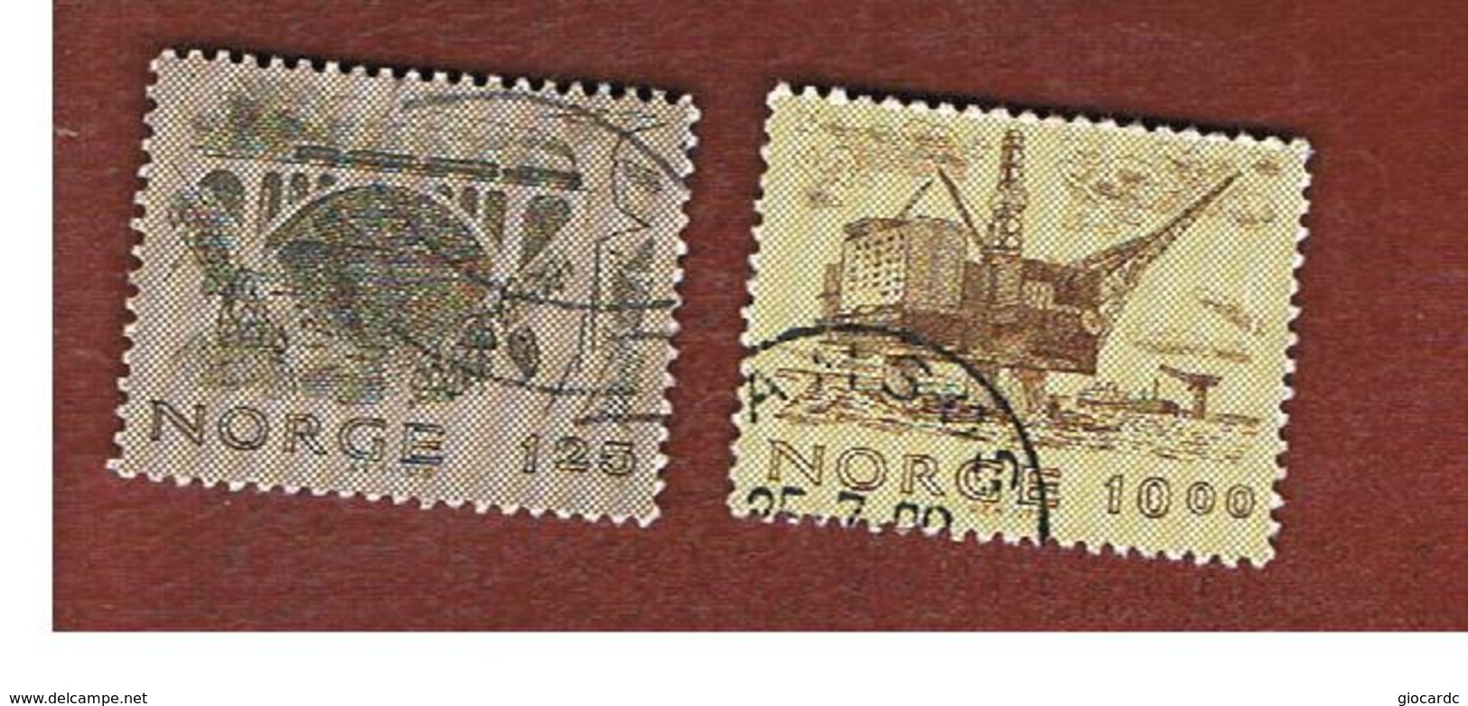 NORVEGIA  (NORWAY)    SG 848.850  -   1979 ENGINEERING SKILL   -   USED ° - Usati