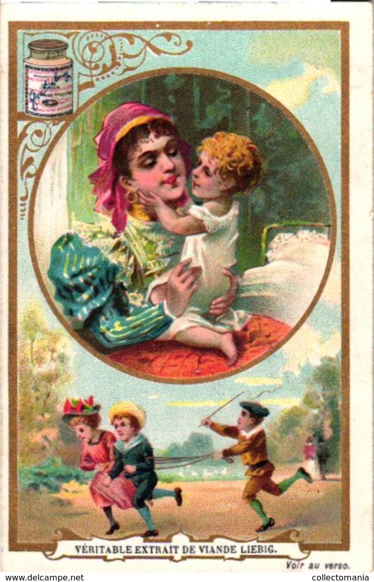 0488   Liebig 6 Cards--C1896-Little & Large-Jeunes & Vieux- - Liebig