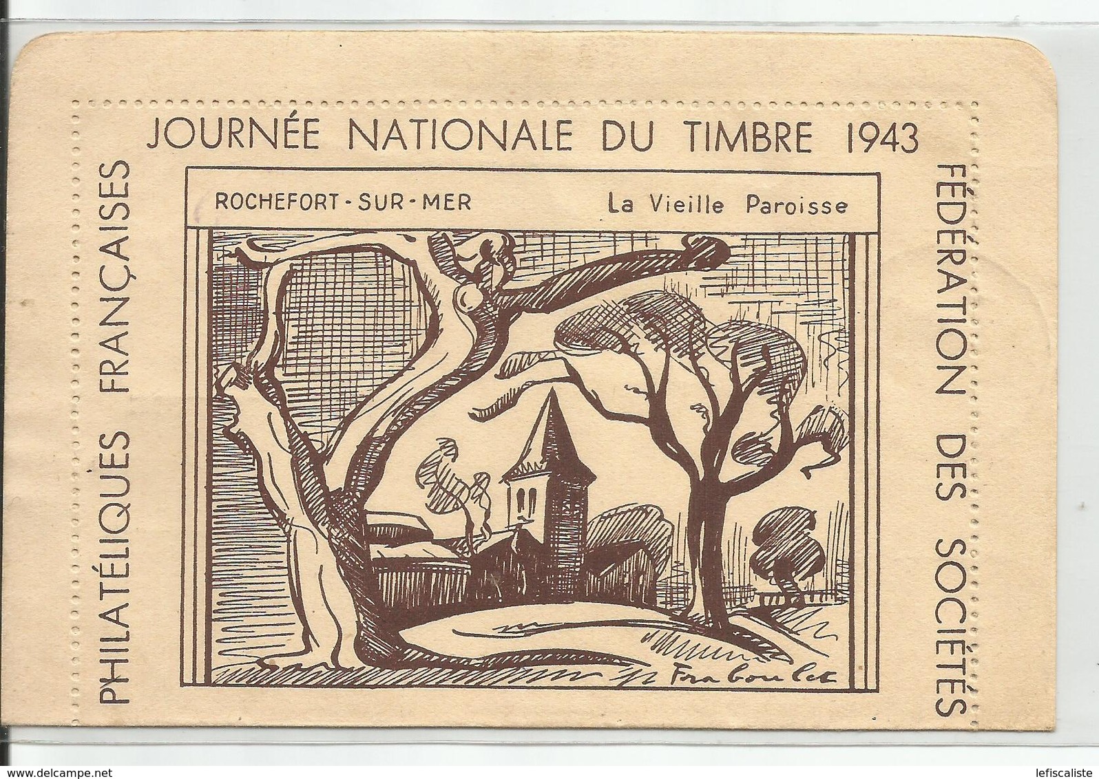 Journée Du Timbre Rochefort 1943 - 1921-1960: Période Moderne